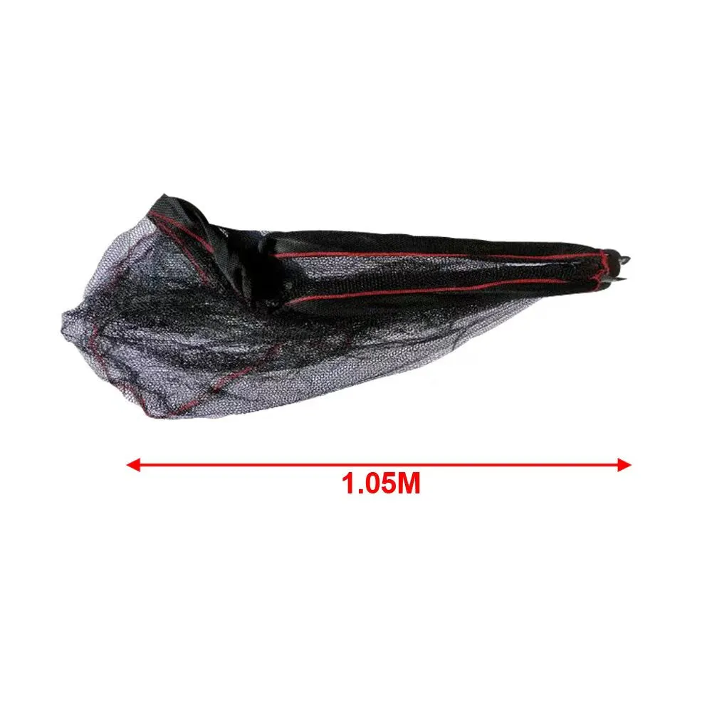 High-quality Strong 3 section Telescopic Large Landing Net with Nylon Coating