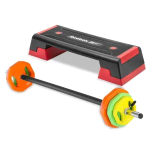 Hit Fitness 20kg Pump Set & Reebok Step