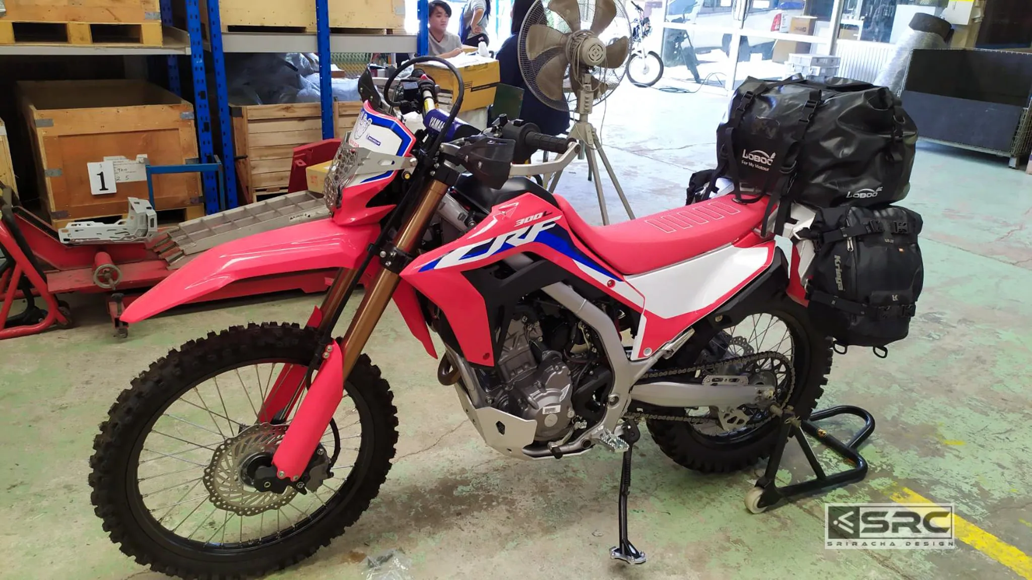 Honda CRF300L Rear Cargo Rack, Side Racks & Gas Tank