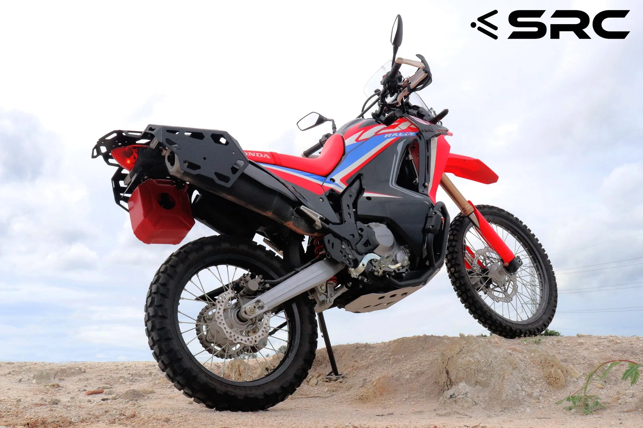 Honda CRF300L Rear Cargo Rack, Side Racks & Gas Tank