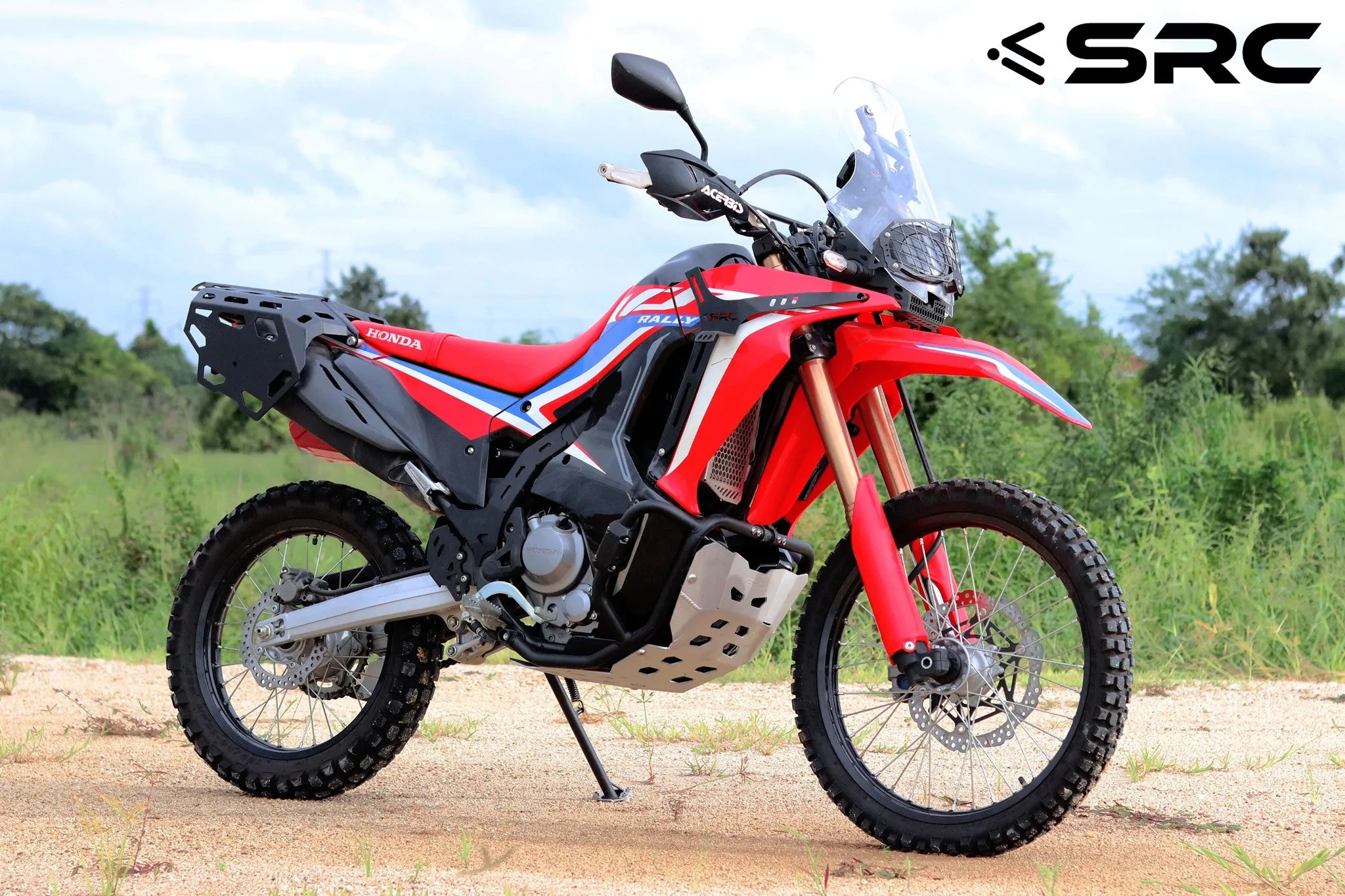 Honda CRF300L Rear Cargo Rack, Side Racks & Gas Tank