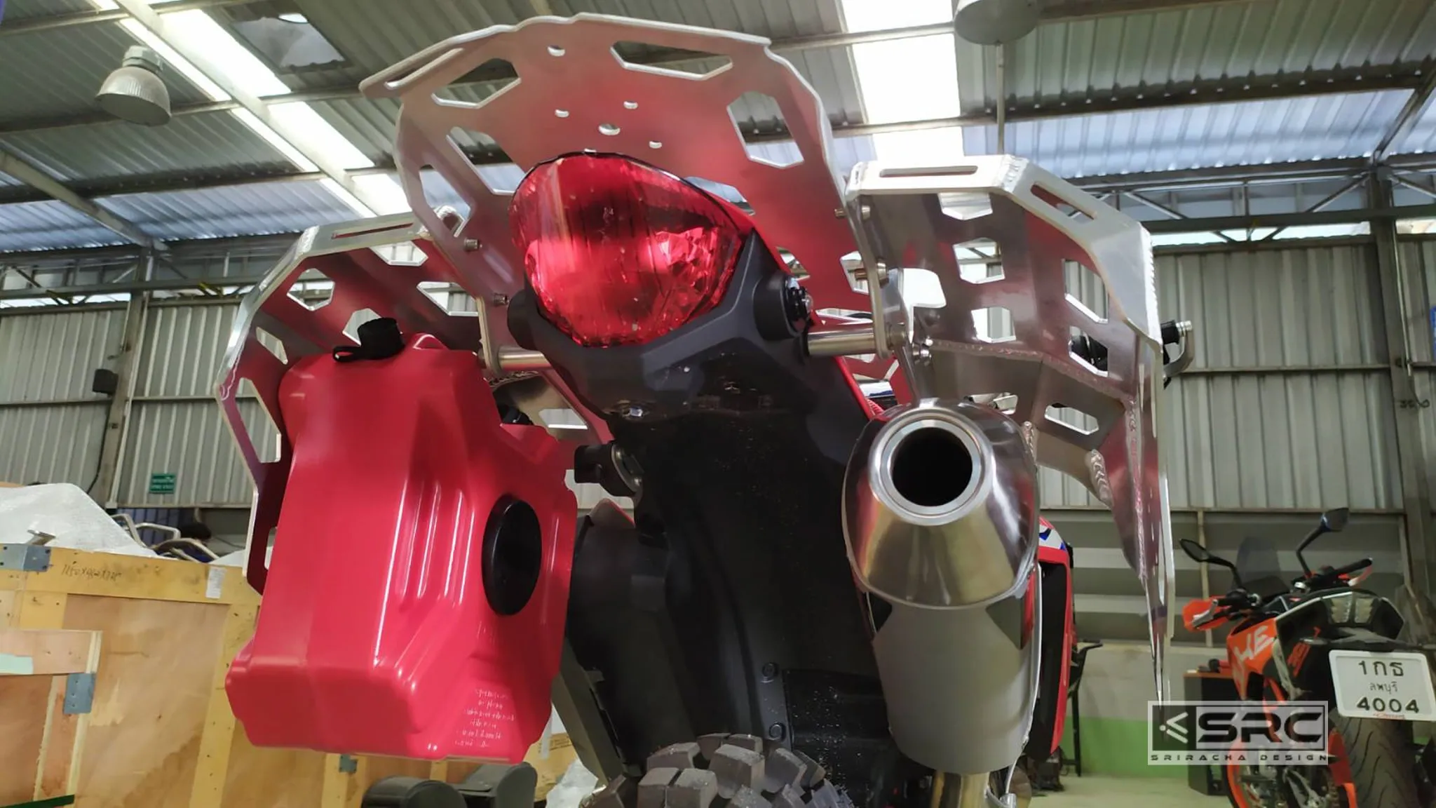 Honda CRF300L Rear Cargo Rack, Side Racks & Gas Tank