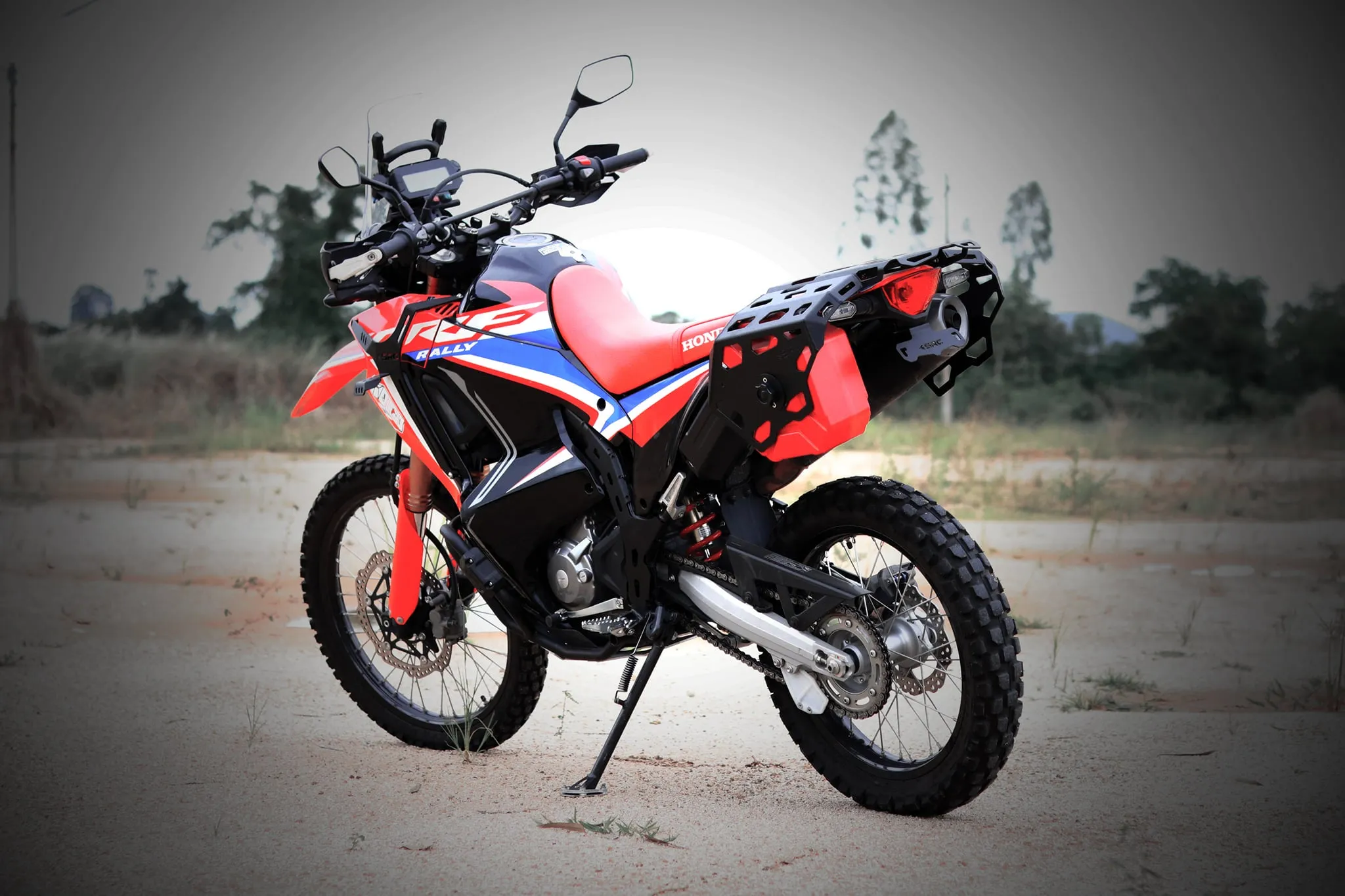 Honda CRF300L Rear Cargo Rack, Side Racks & Gas Tank