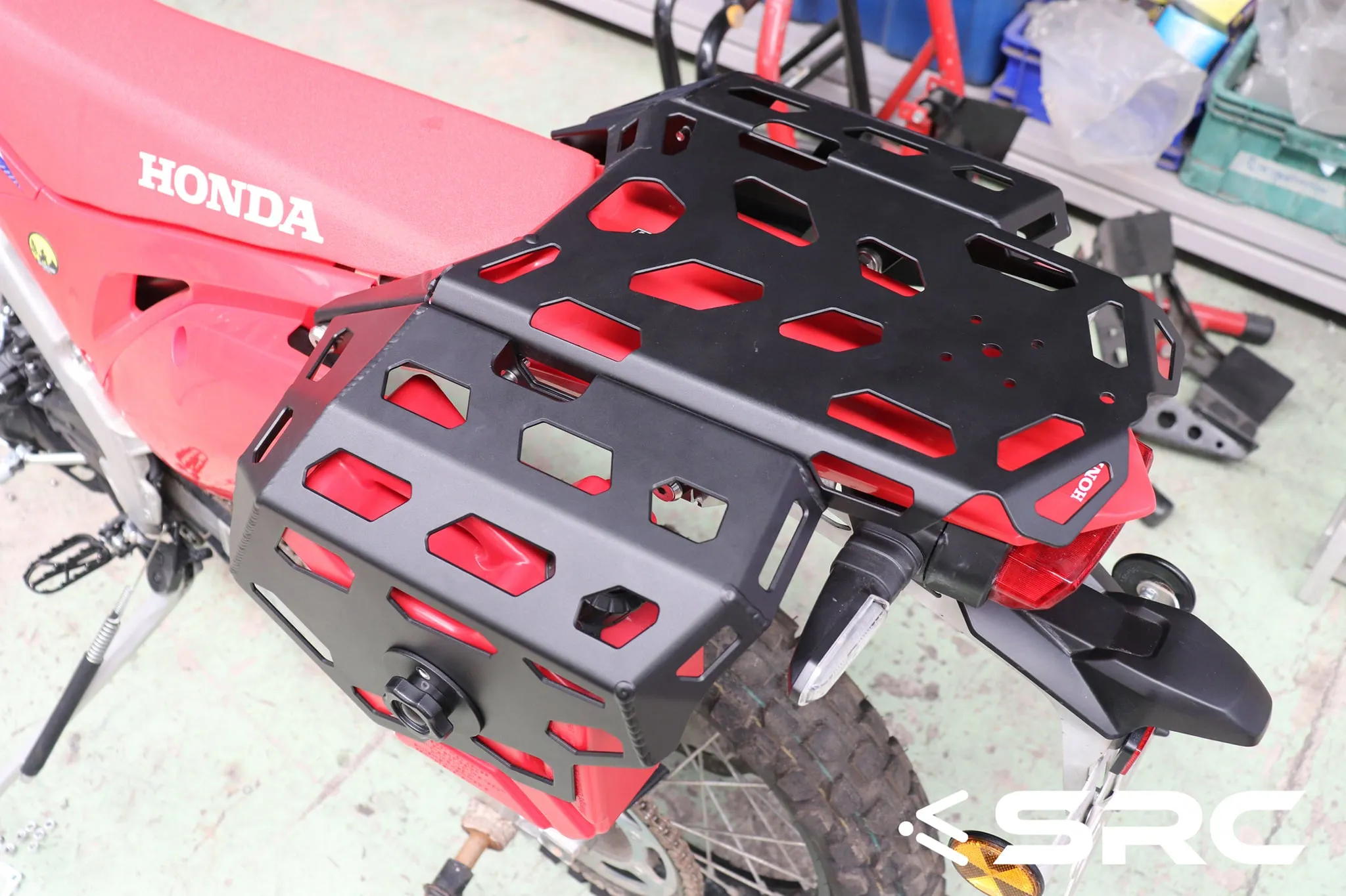 Honda CRF300L Rear Cargo Rack, Side Racks & Gas Tank