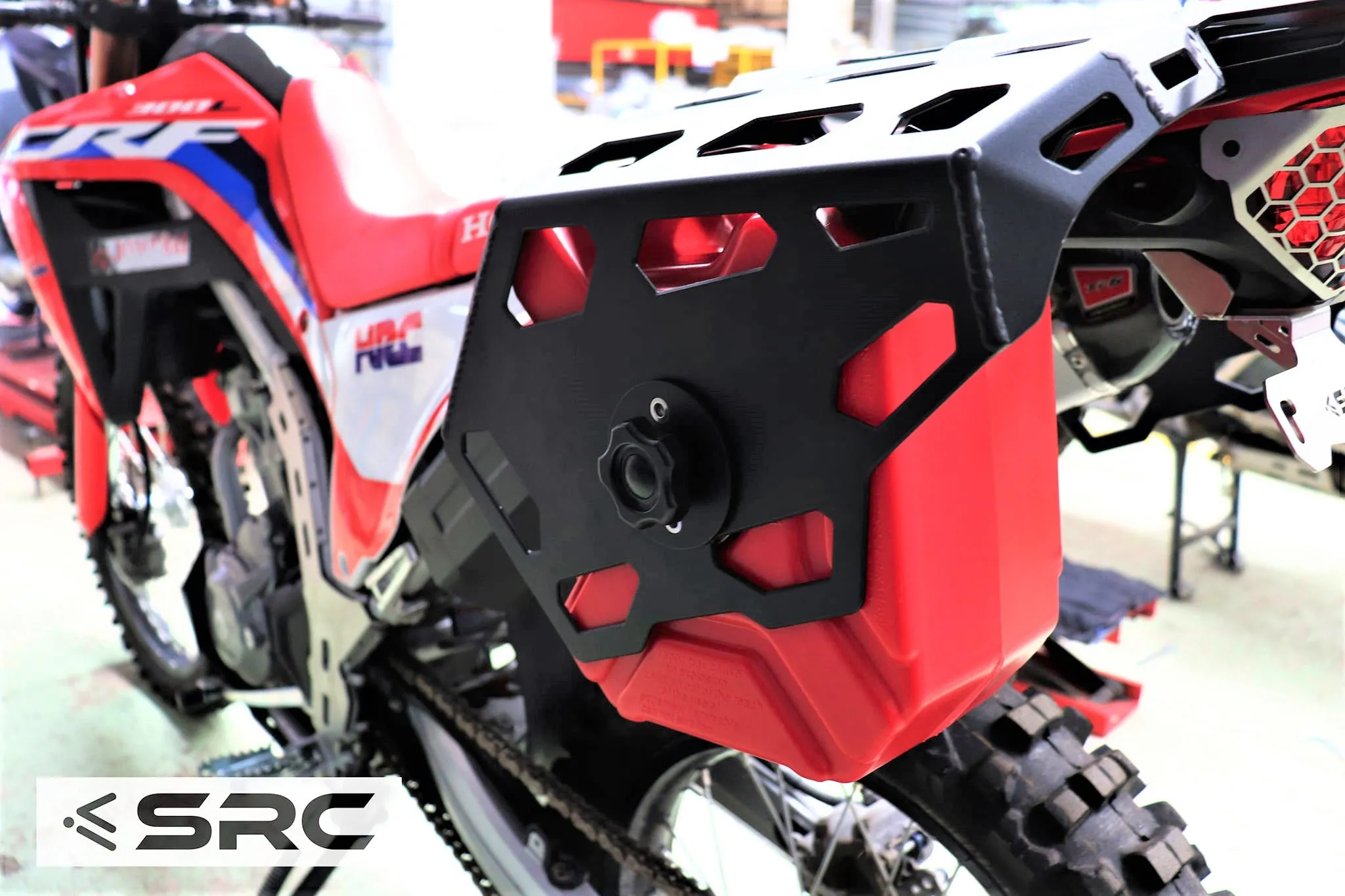 Honda CRF300L Rear Cargo Rack, Side Racks & Gas Tank