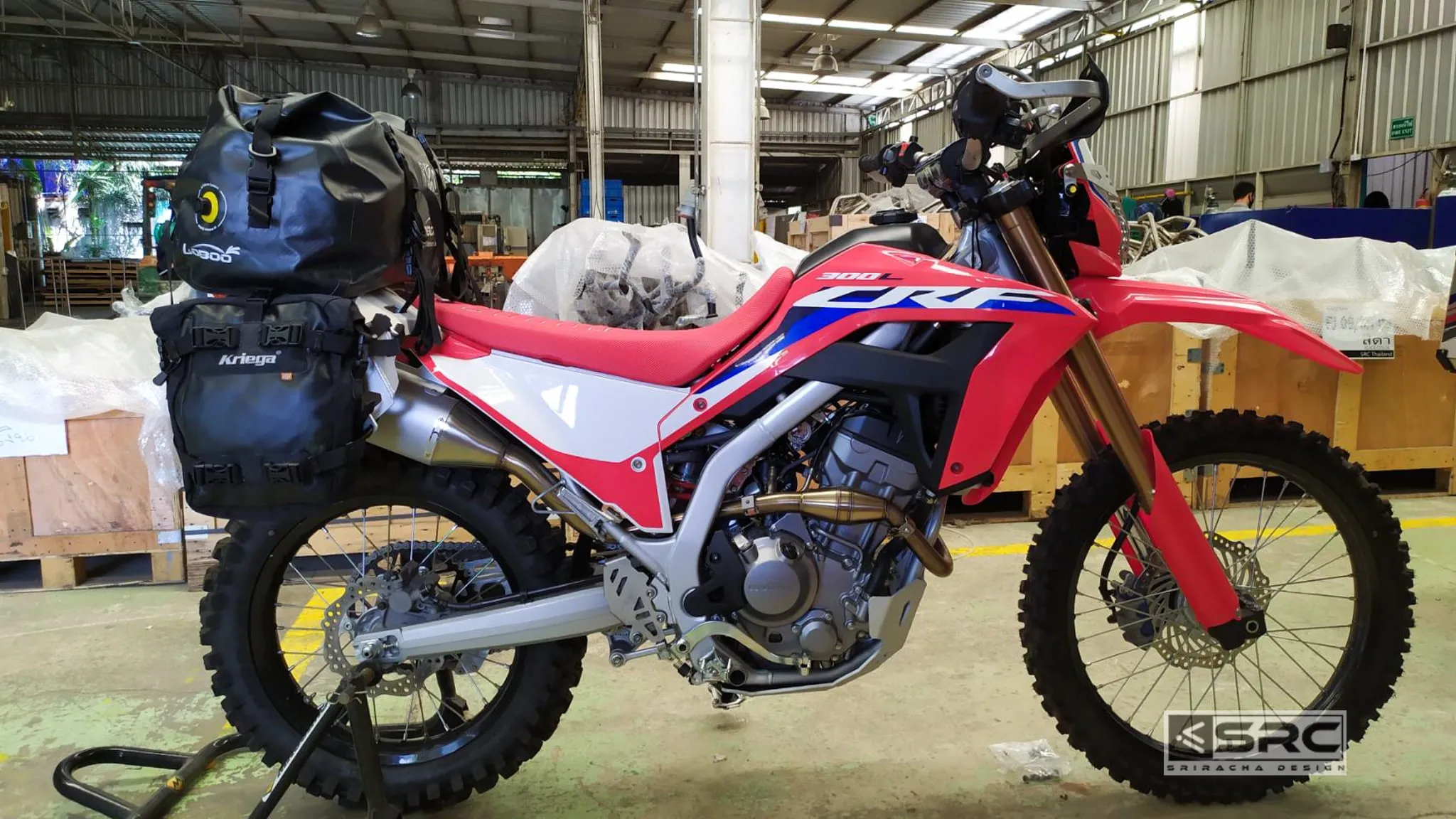 Honda CRF300L Rear Cargo Rack, Side Racks & Gas Tank