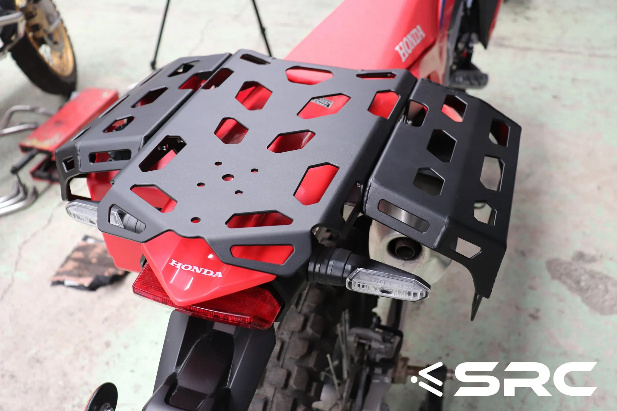Honda CRF300L Rear Cargo Rack, Side Racks & Gas Tank