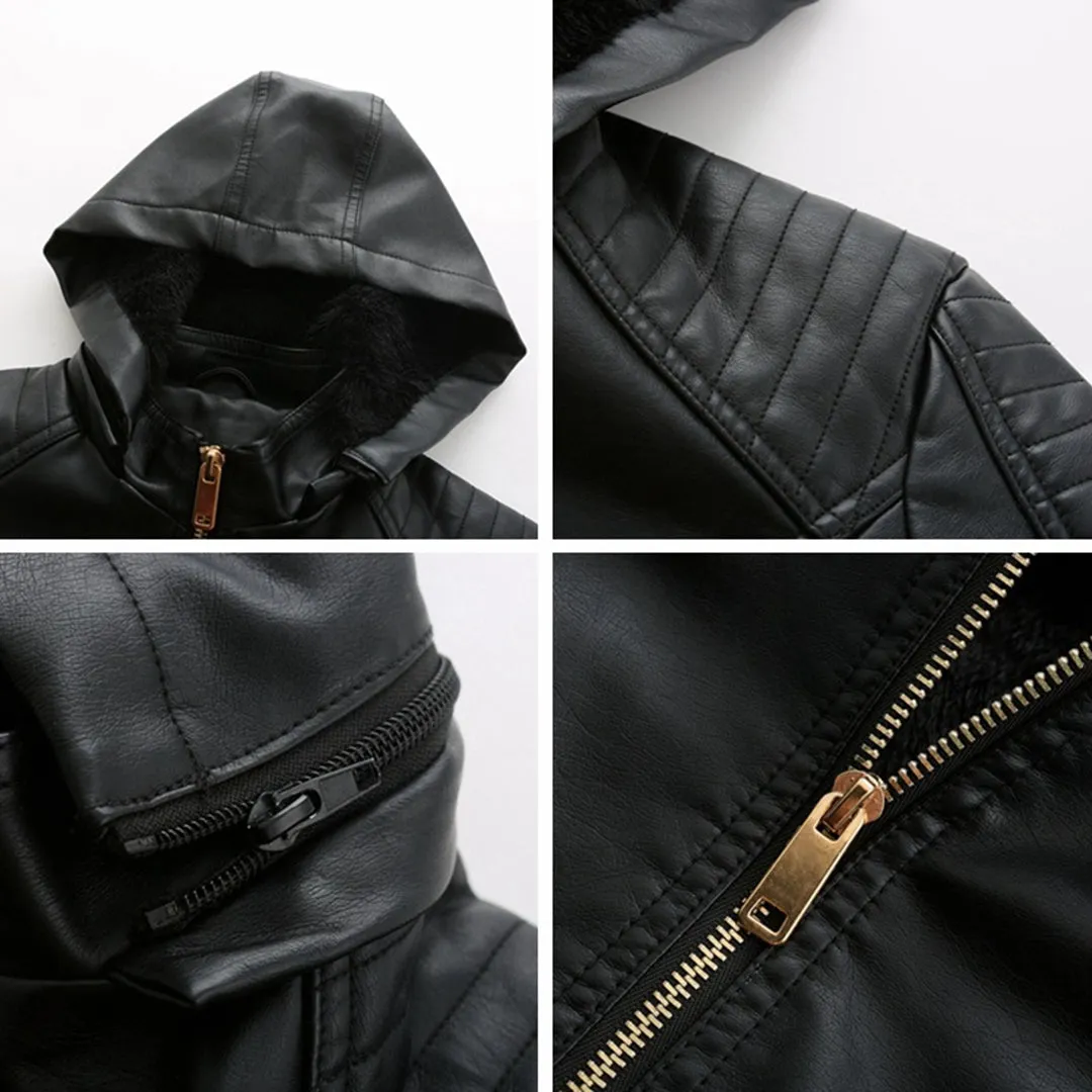 Hooded Luxe™ | Women's Jacket with Detachable Hood | Lightweight, Water-Resistant Fabric & Stylish Design