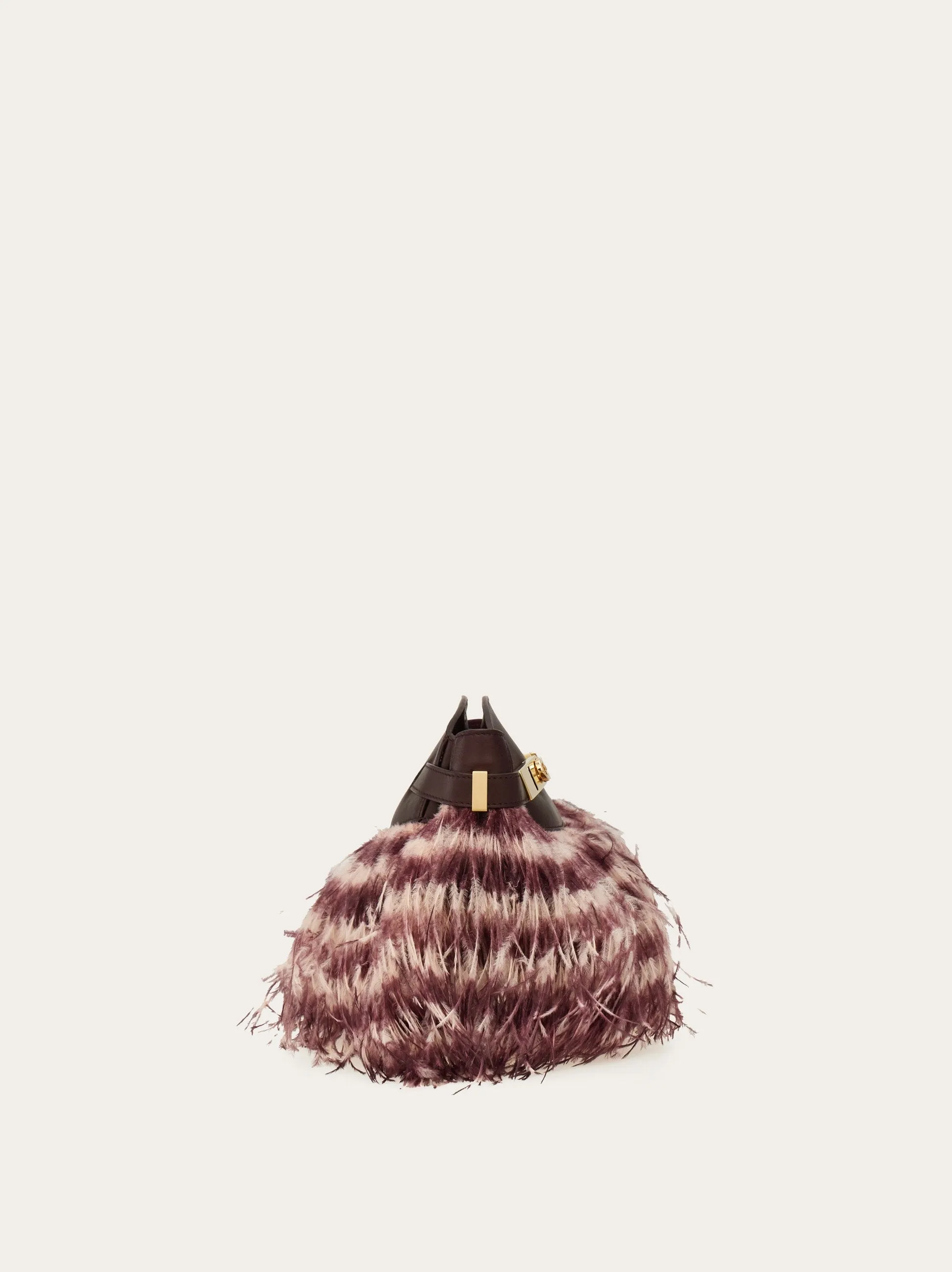 Hug Soft Crossbody Bag With Feathers (S)