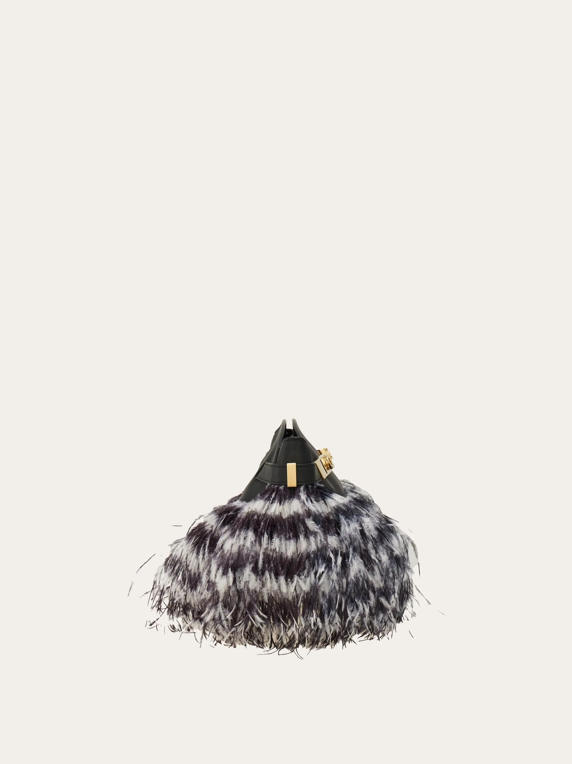 Hug Soft Crossbody Bag With Feathers (S)