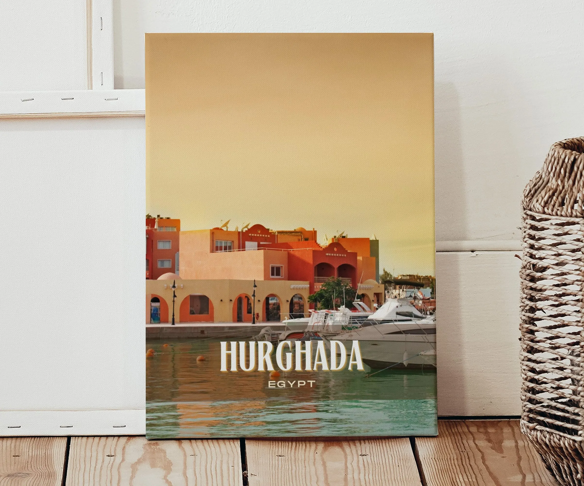 Hurghada Retro Wall Art, Egypt