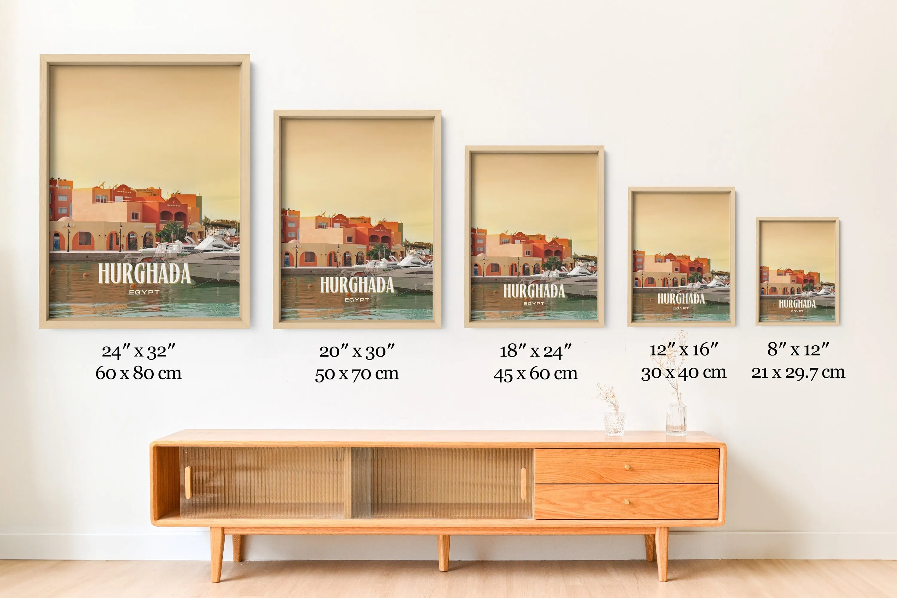 Hurghada Retro Wall Art, Egypt