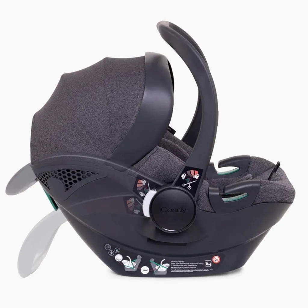 ICANDY Cocoon Car Seat & Base - Dark Grey