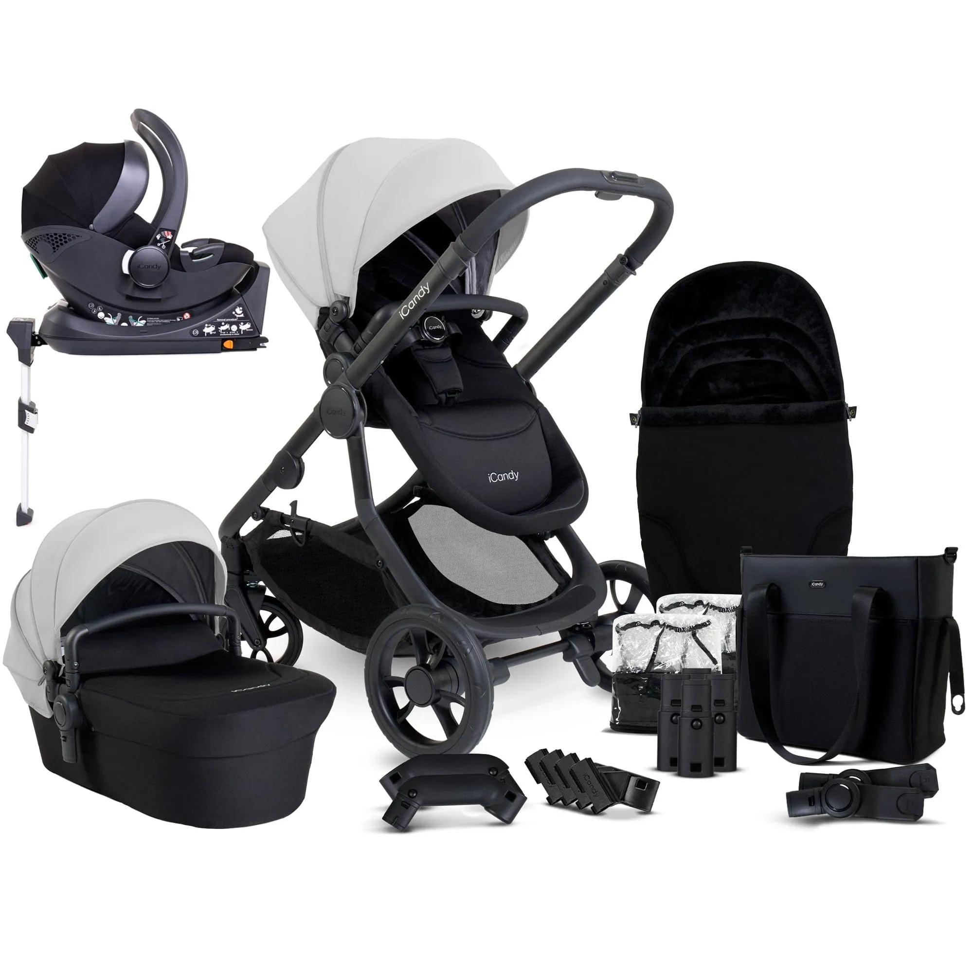 iCandy Orange 4 Complete Travel System with Cocoon in Glacier