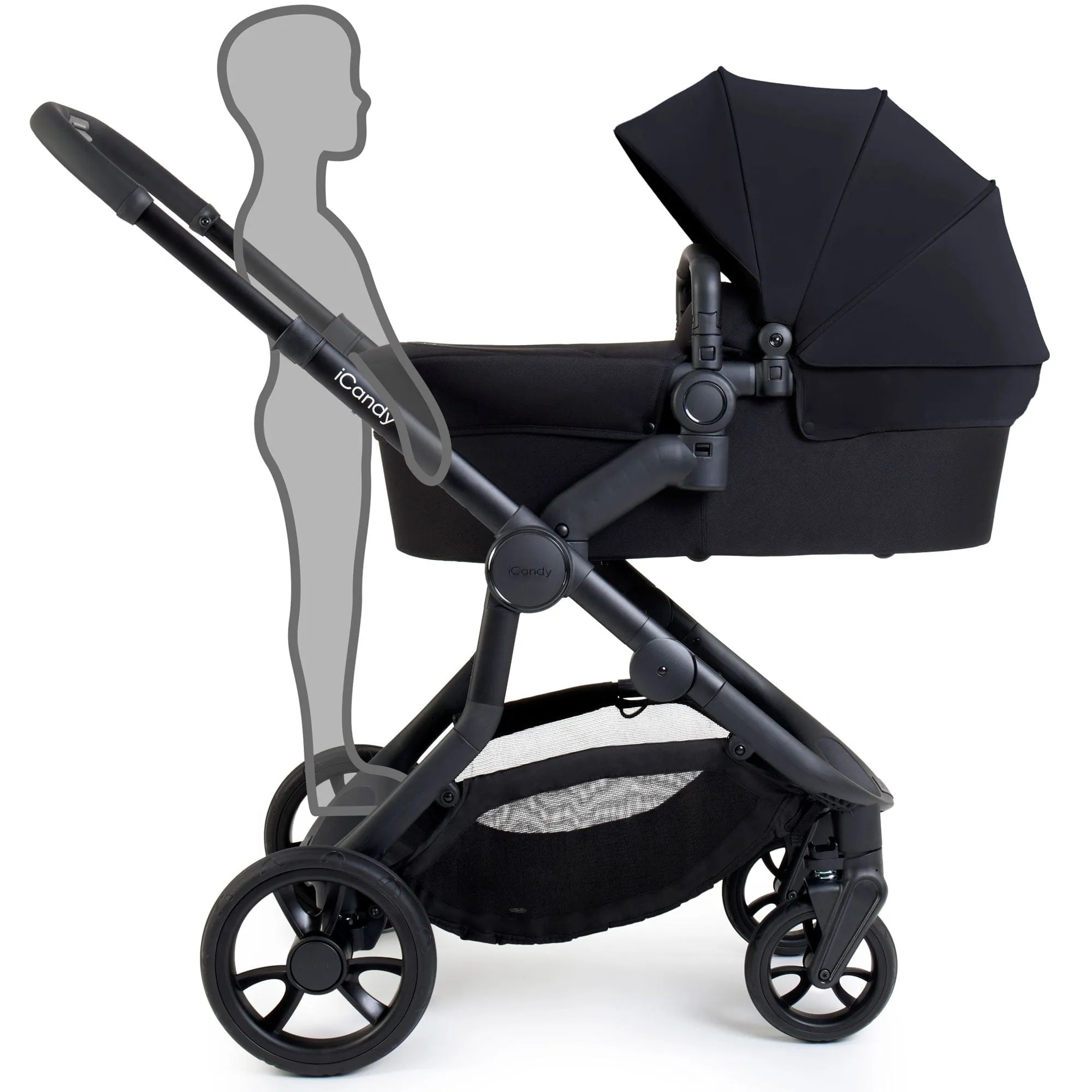 iCandy Orange 4 Cybex Travel System in Black Edition
