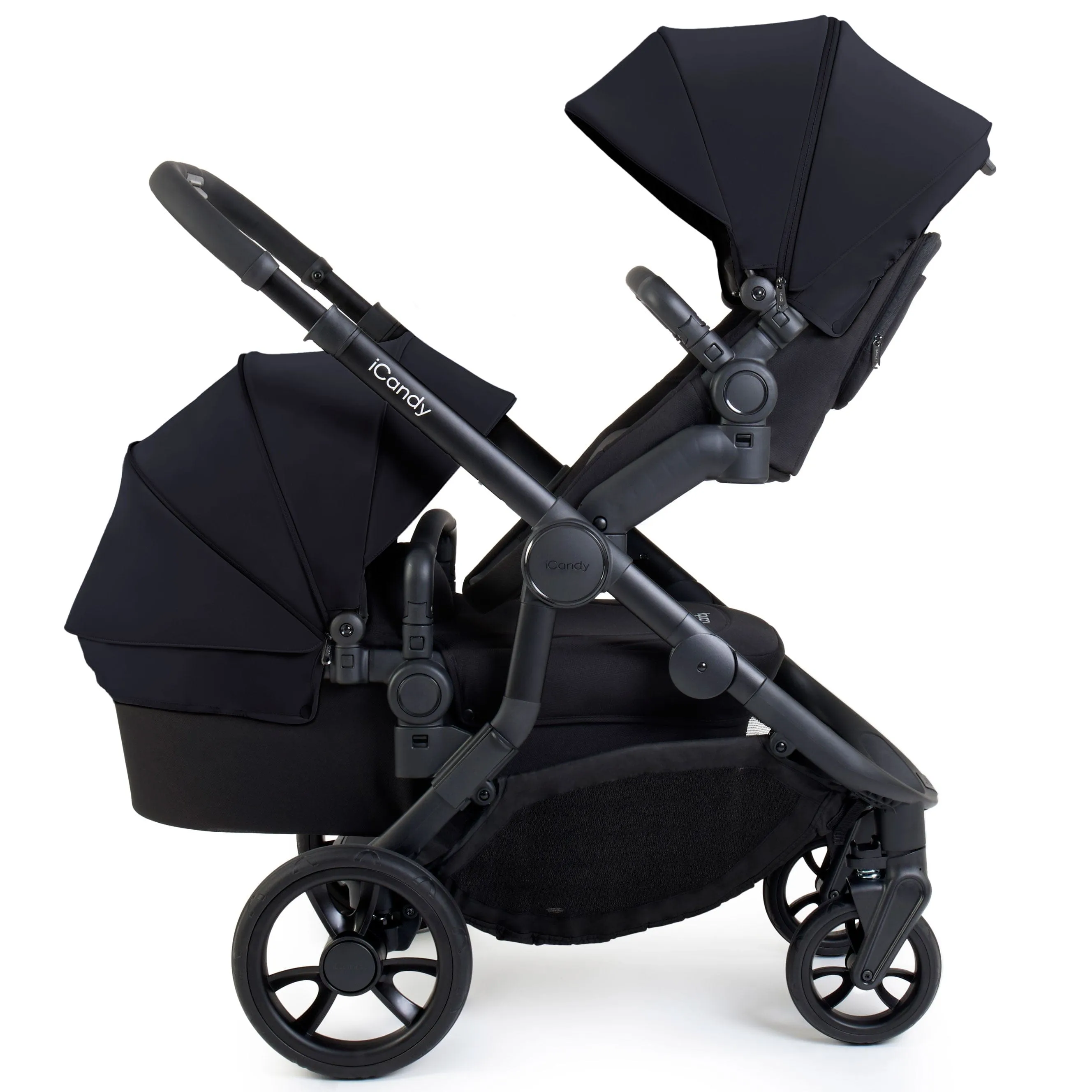 iCandy Orange 4 Double Cocoon Travel System in Black Edition