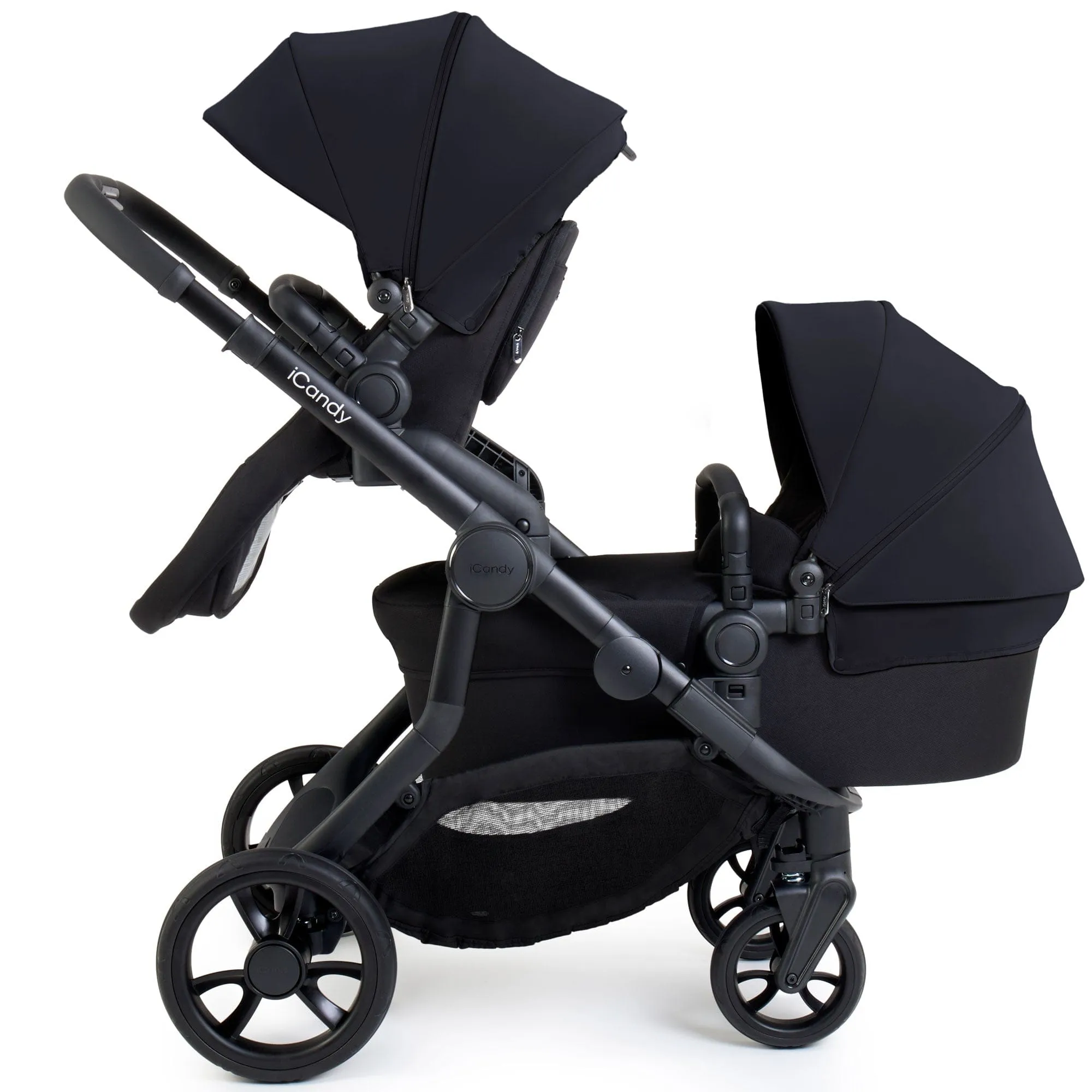 iCandy Orange 4 Double Cocoon Travel System in Black Edition