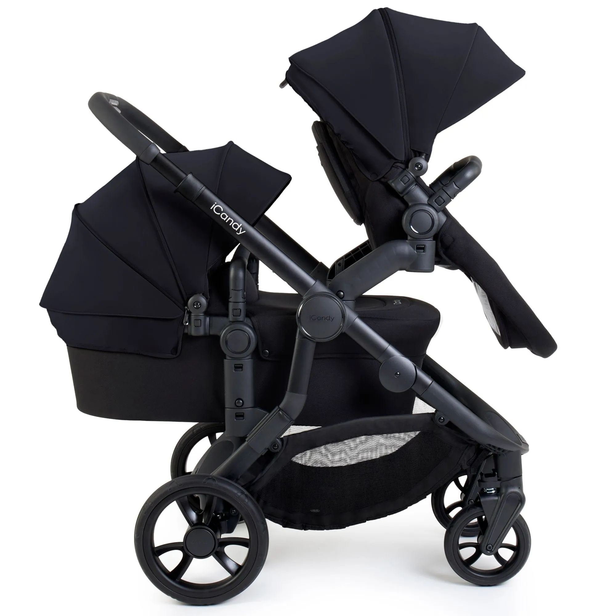 iCandy Orange 4 Double Cocoon Travel System in Black Edition