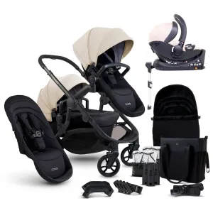 iCandy Orange 4 Double Cocoon Travel System in Latte