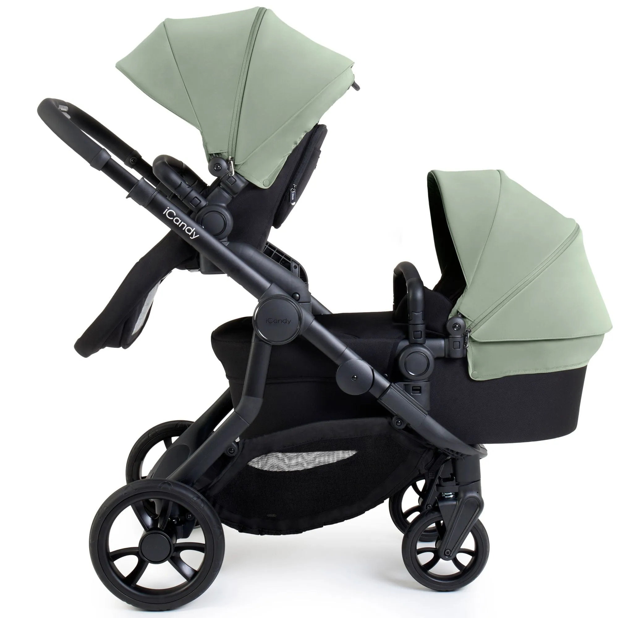 iCandy Orange 4 Double Cocoon Travel System in Pistachio