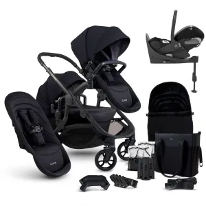 iCandy Orange 4 Double Cybex Travel System in Black Edition
