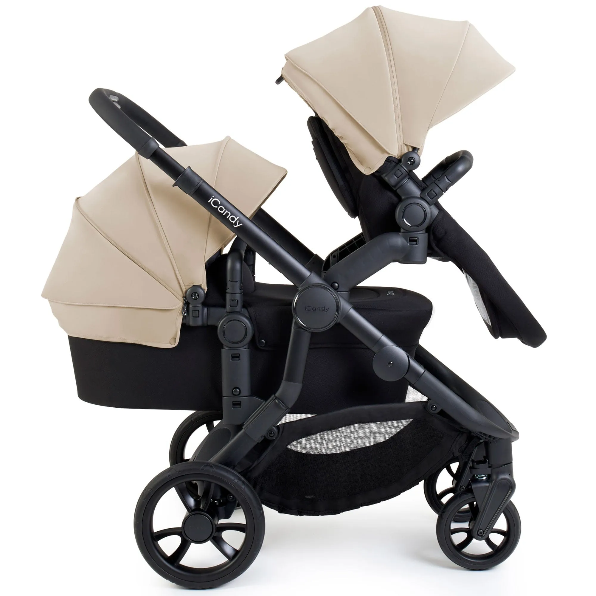 iCandy Orange 4 Double Cybex Travel System in Latte