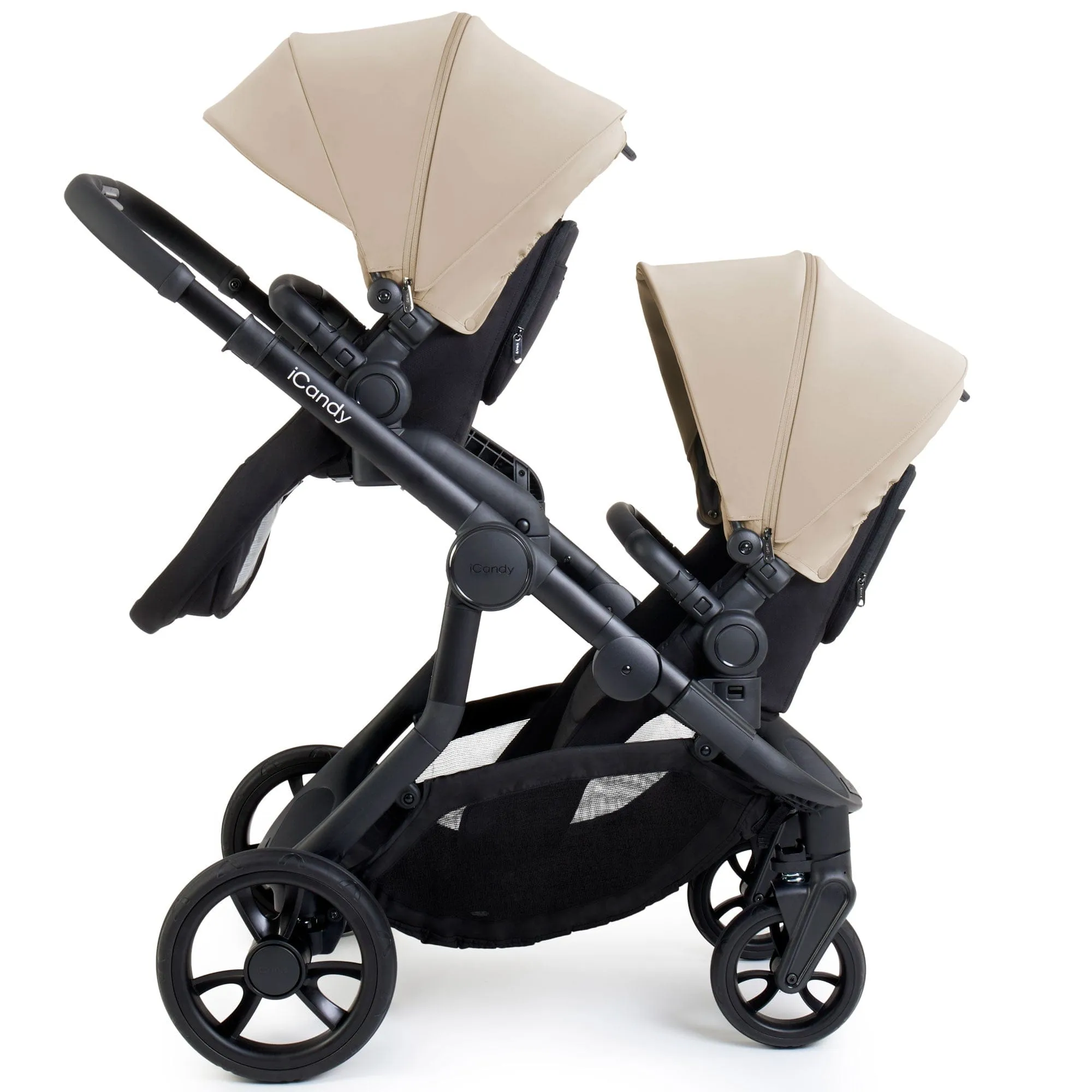 iCandy Orange 4 Double Cybex Travel System in Latte