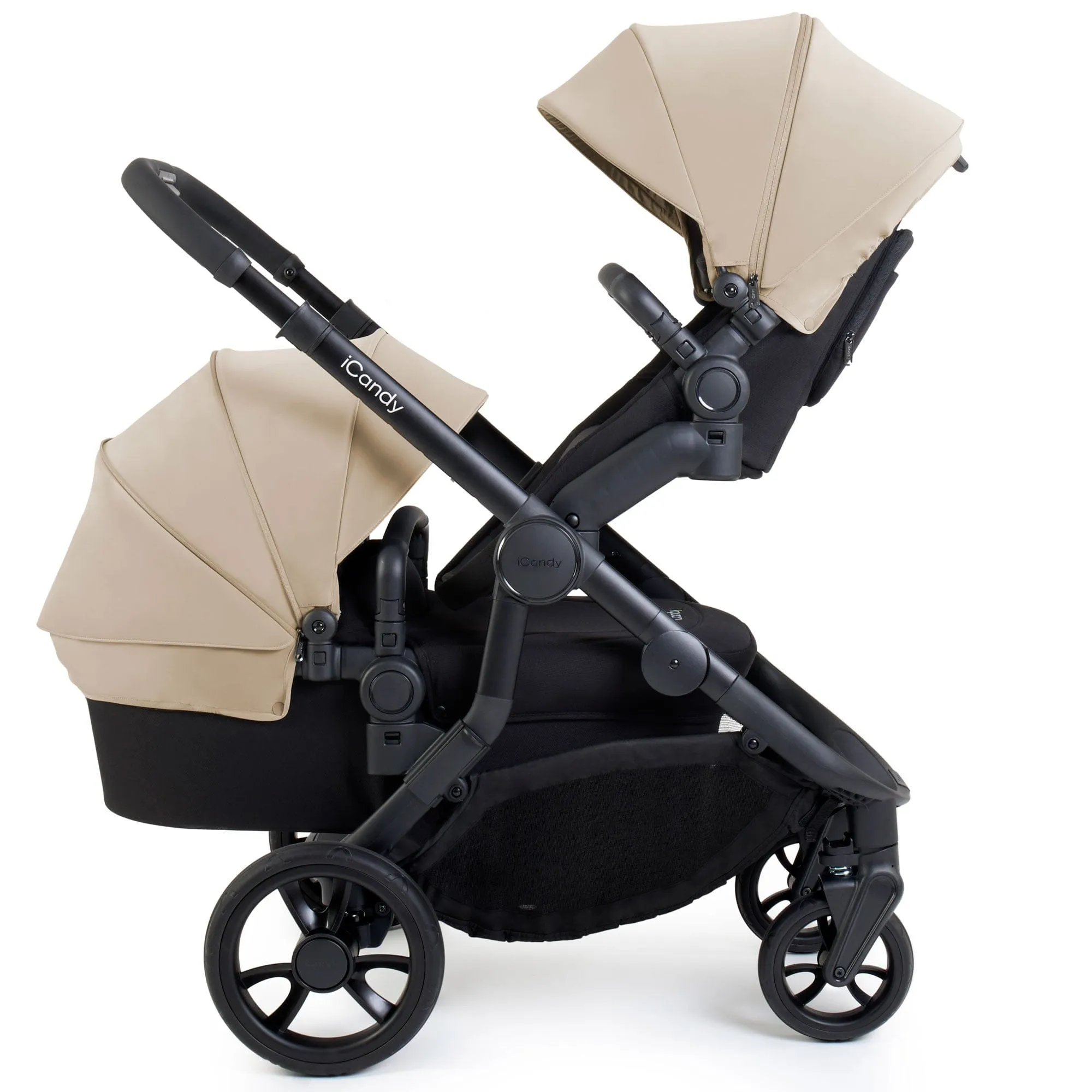 iCandy Orange 4 Double Cybex Travel System in Latte
