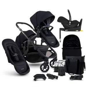 iCandy Orange 4 Double Maxi-Cosi Travel System in Black Edition