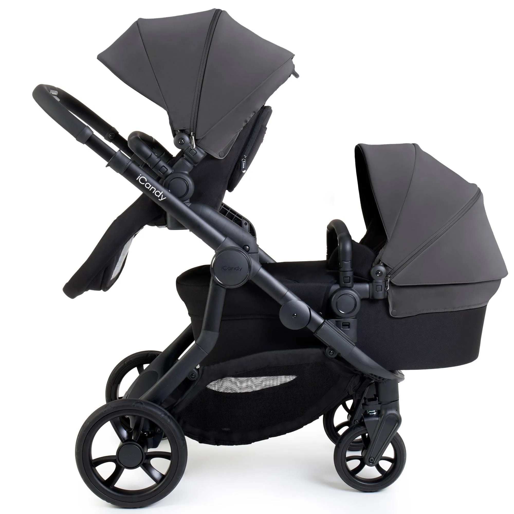 iCandy Orange 4 Double Maxi-Cosi Travel System in Fossil