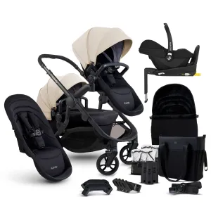 iCandy Orange 4 Double Maxi-Cosi Travel System in Latte