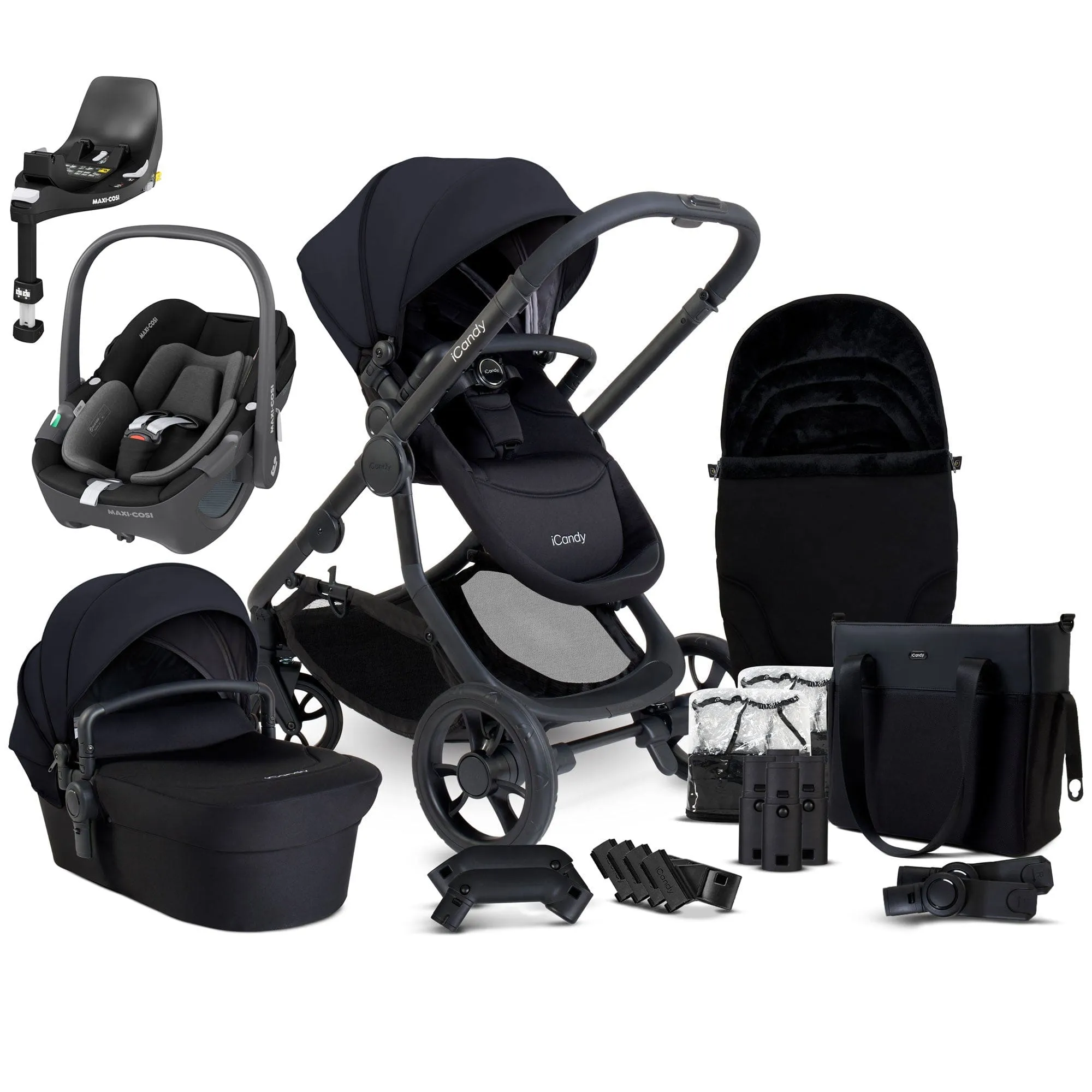 iCandy Orange 4 Maxi-Cosi Travel System in Black Edition