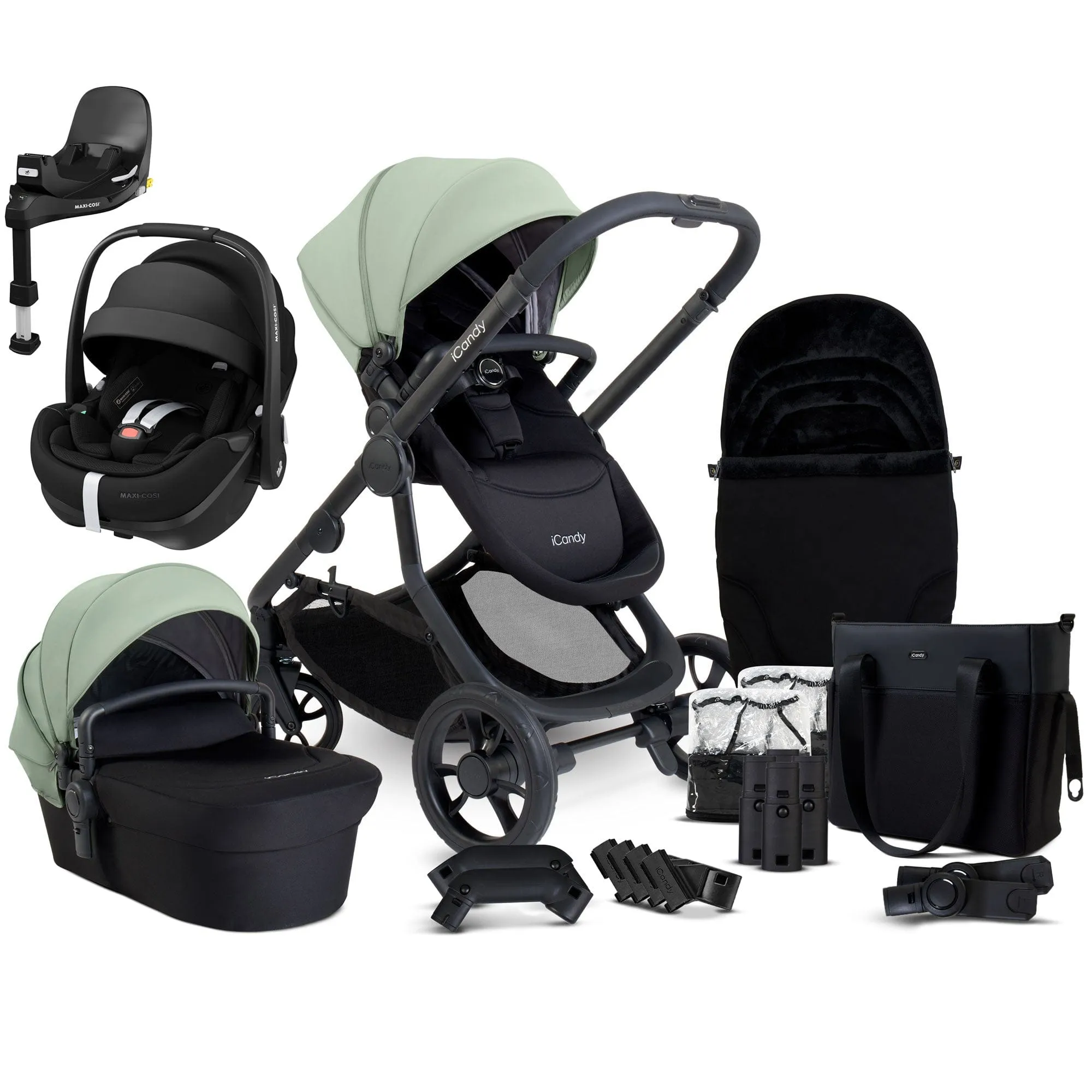 iCandy Orange 4 Maxi-Cosi Travel System in Pistachio
