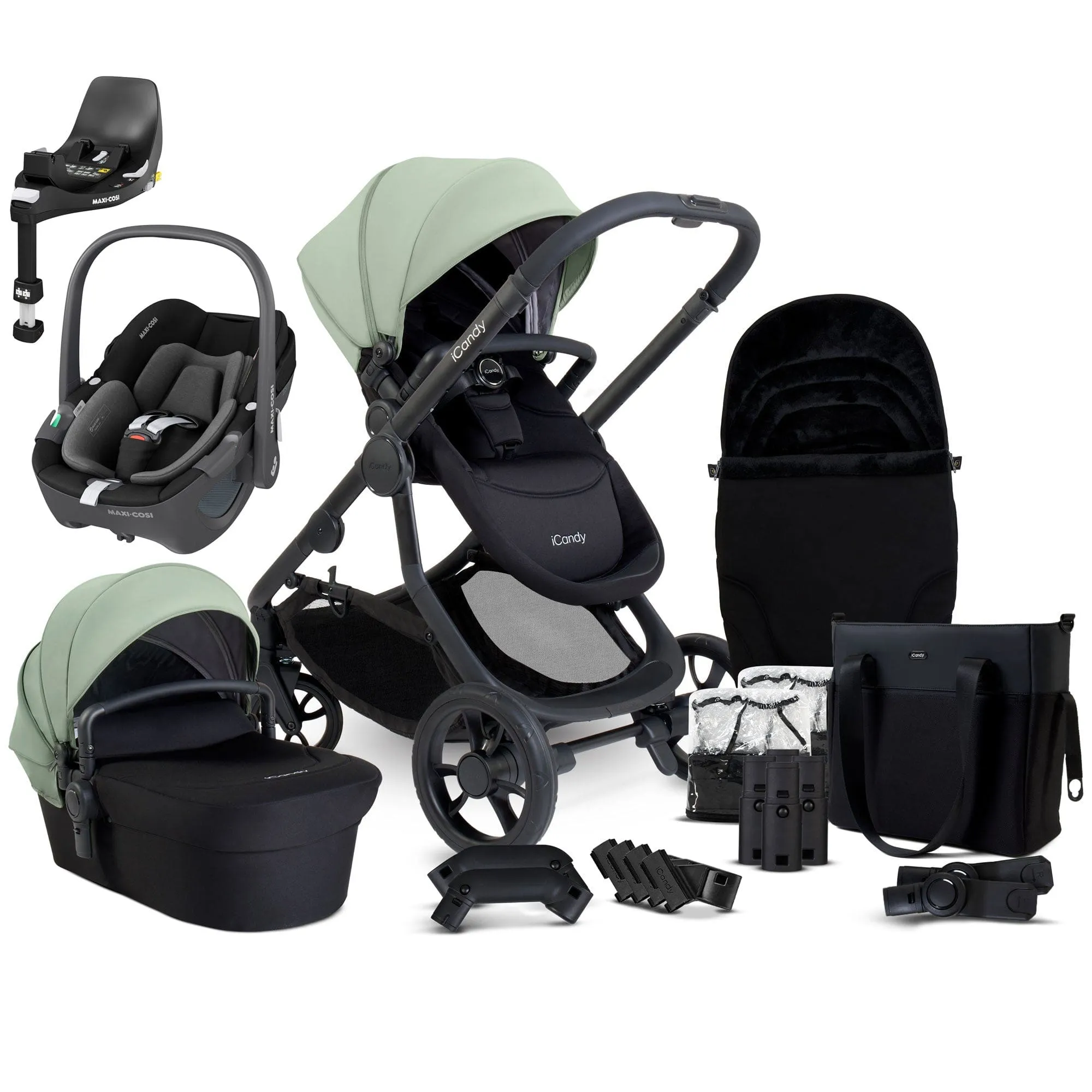 iCandy Orange 4 Maxi-Cosi Travel System in Pistachio