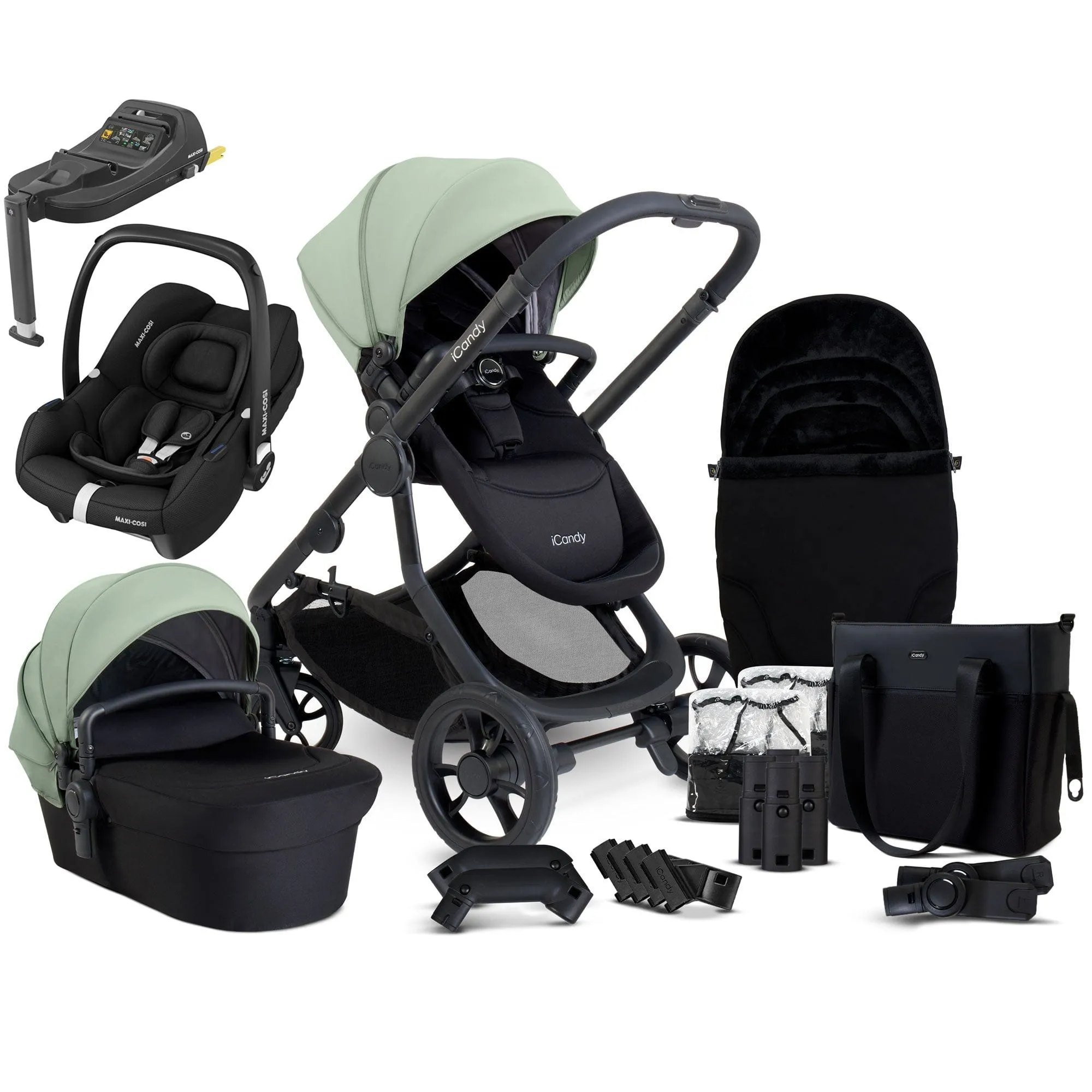 iCandy Orange 4 Maxi-Cosi Travel System in Pistachio