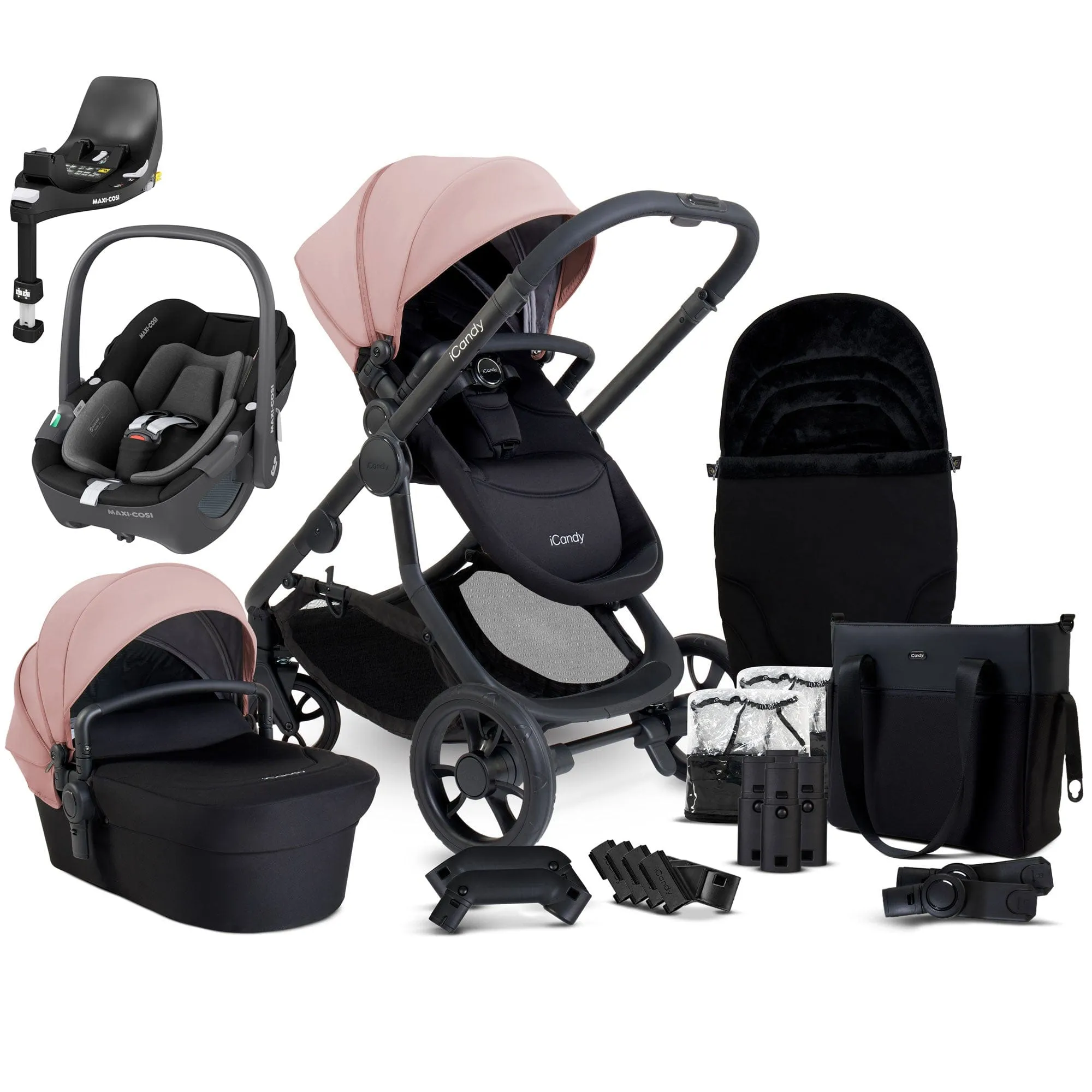 iCandy Orange 4 Maxi-Cosi Travel System in Rose