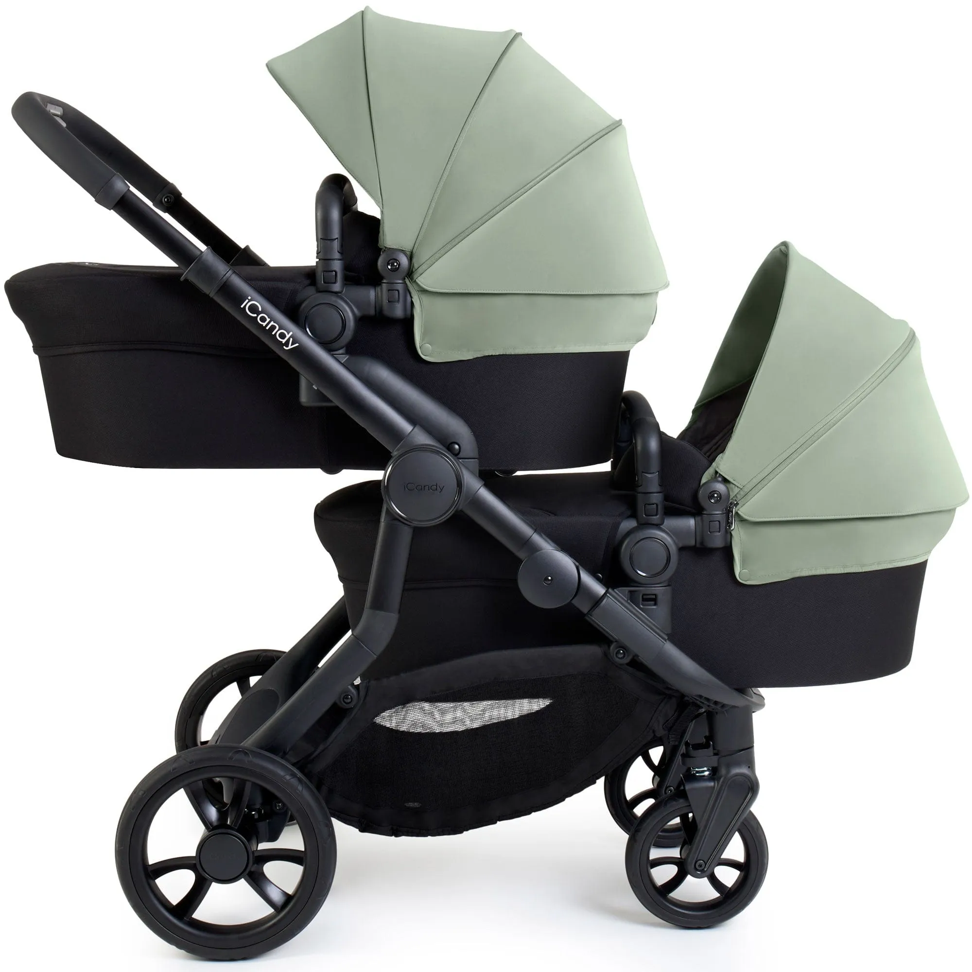 iCandy Orange 4 Twin Complete Cocoon Travel System in Pistachio