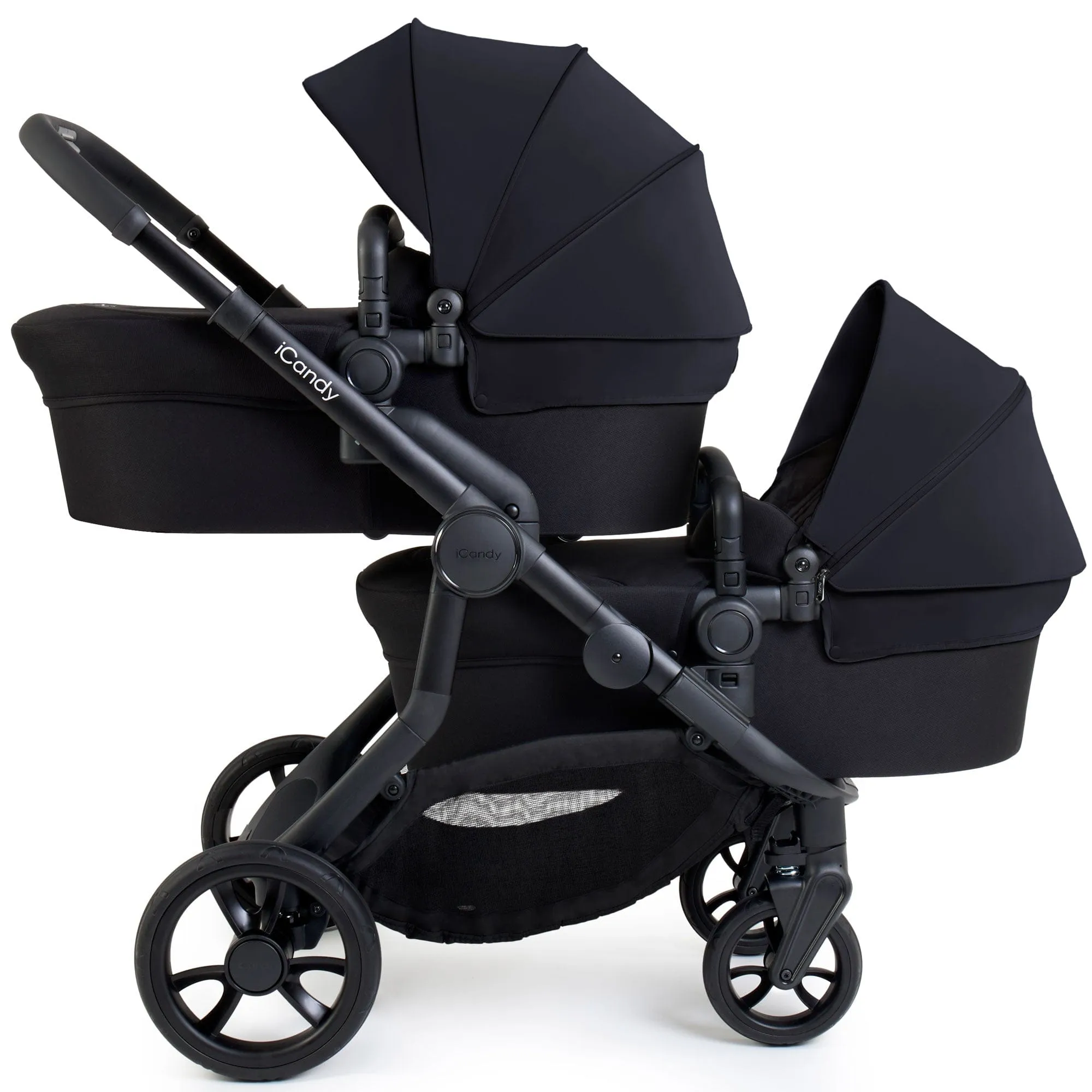 iCandy Orange 4 Twin Cybex Travel System in Black Edition