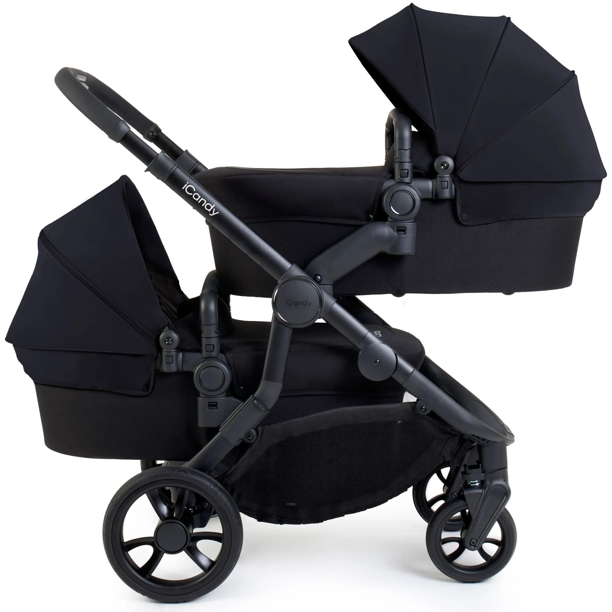 iCandy Orange 4 Twin Cybex Travel System in Black Edition