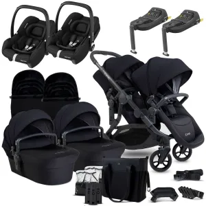 iCandy Orange 4 Twin Maxi-Cosi Travel System in Black Edition