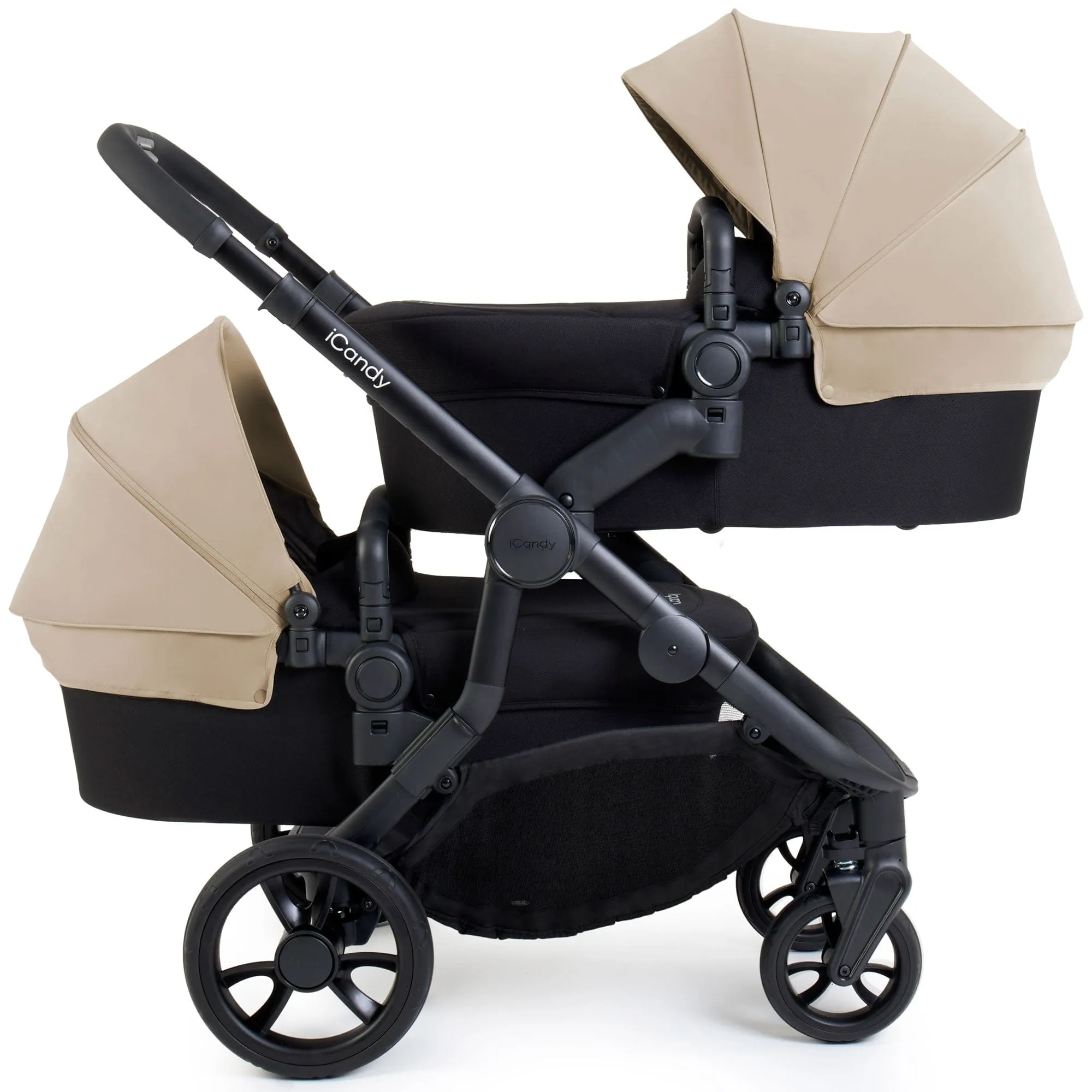 iCandy Orange 4 Twin Maxi-Cosi Travel System in Latte