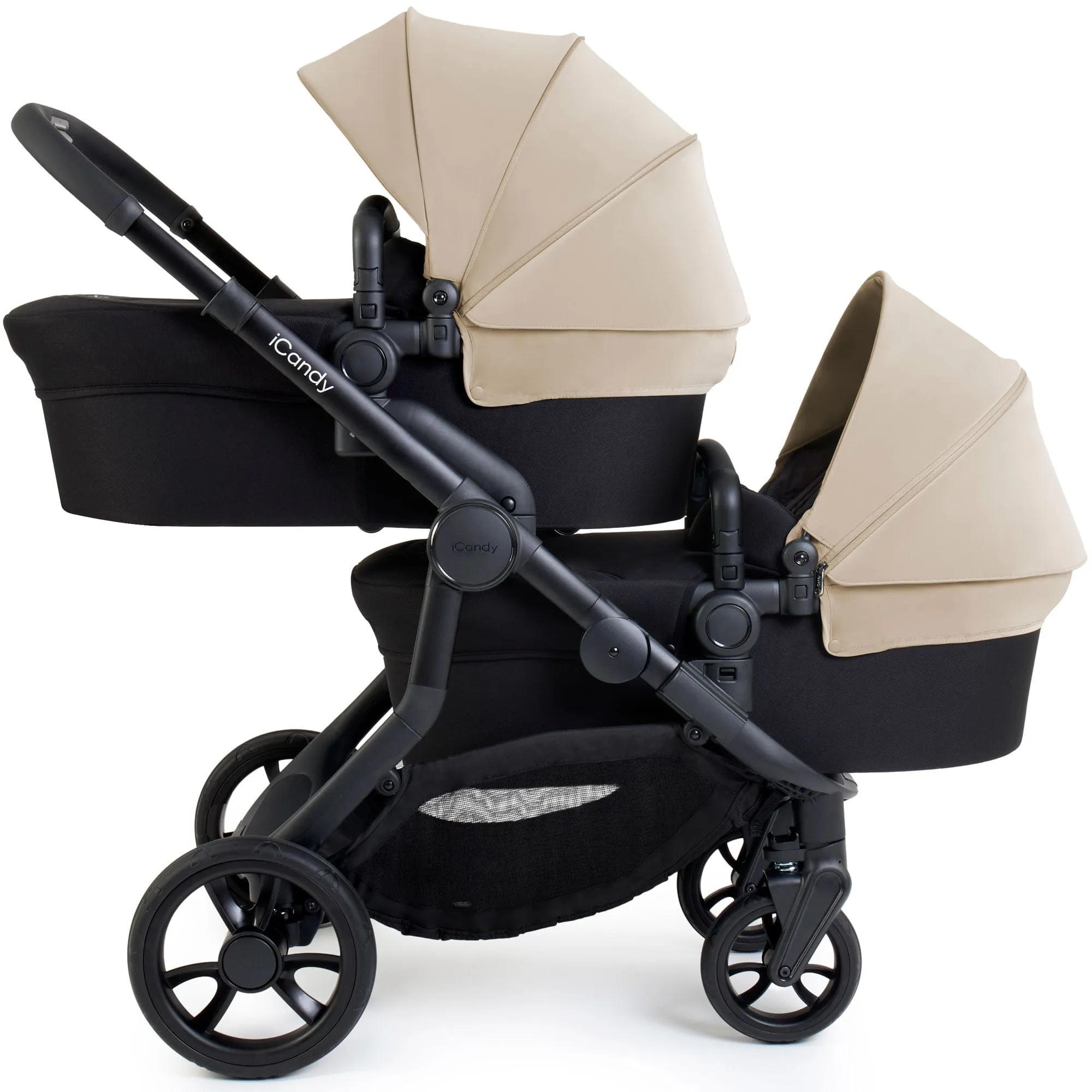 iCandy Orange 4 Twin Maxi-Cosi Travel System in Latte