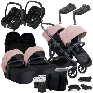 iCandy Orange 4 Twin Maxi-Cosi Travel System in Rose