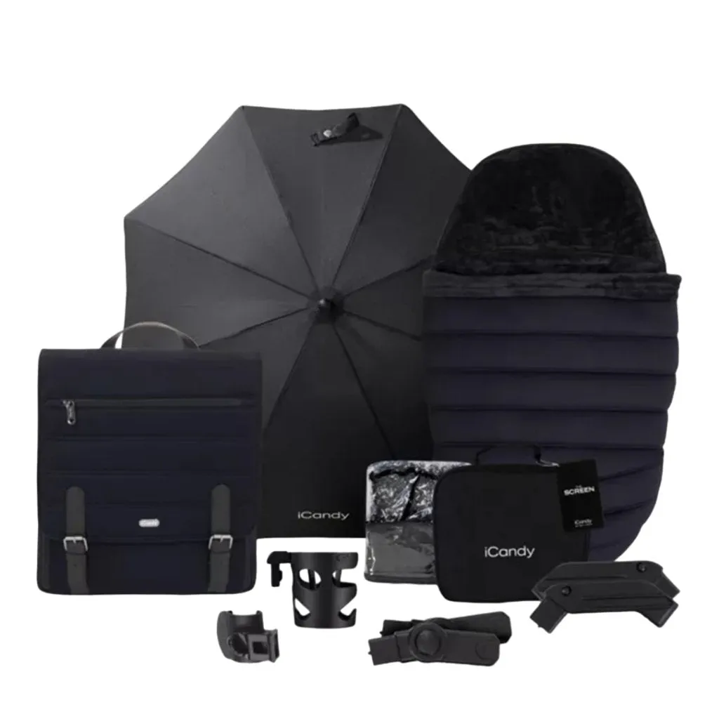 ICANDY Peach 7 Complete Accessory Pack - Black