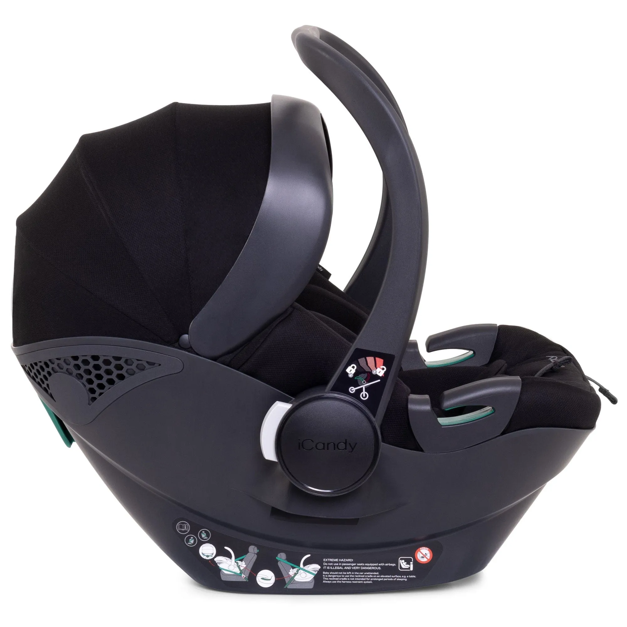 iCandy Peach 7 Complete Bundle with COCOON Car Seat in Black