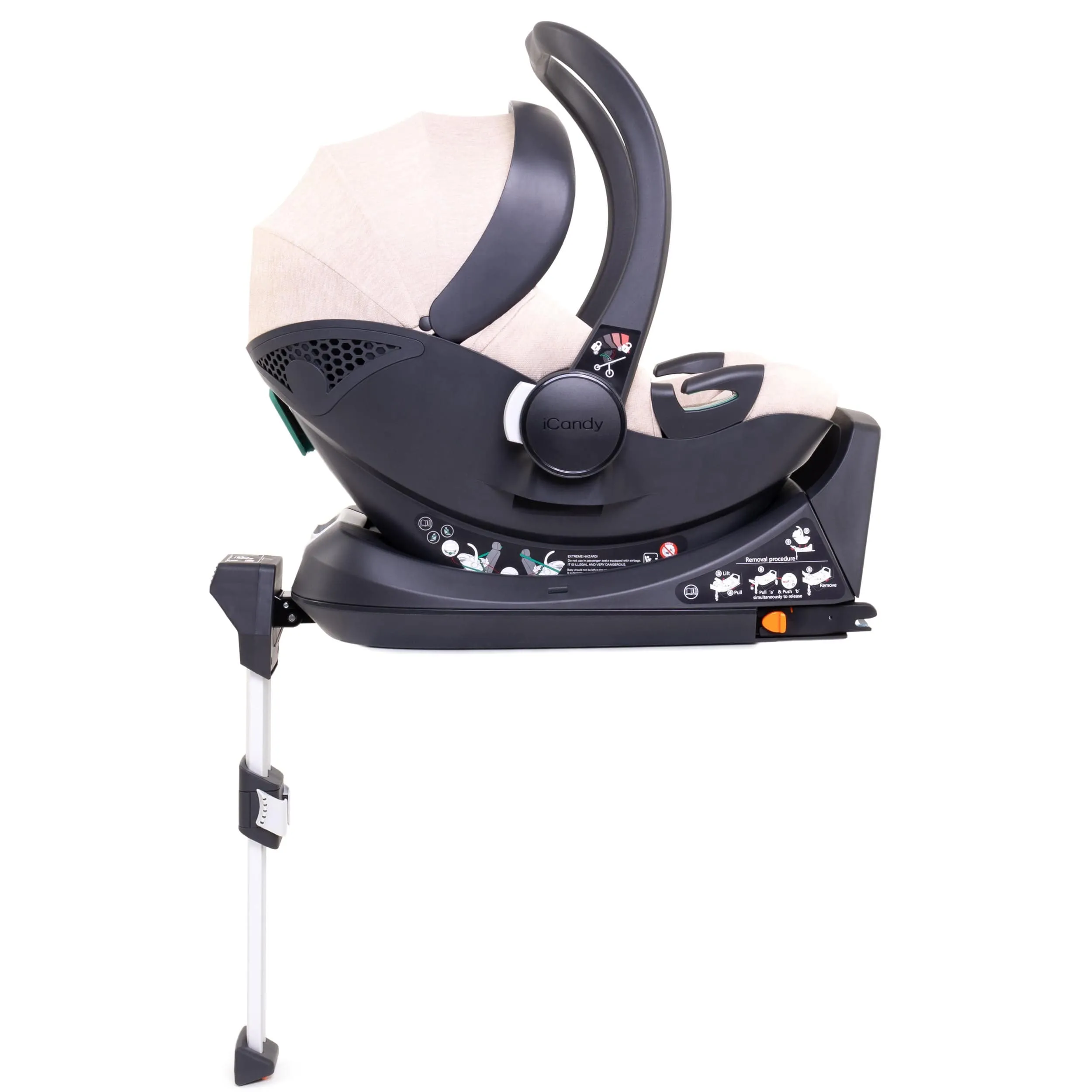 iCandy Peach 7 Complete Bundle with COCOON Car Seat in Cookie