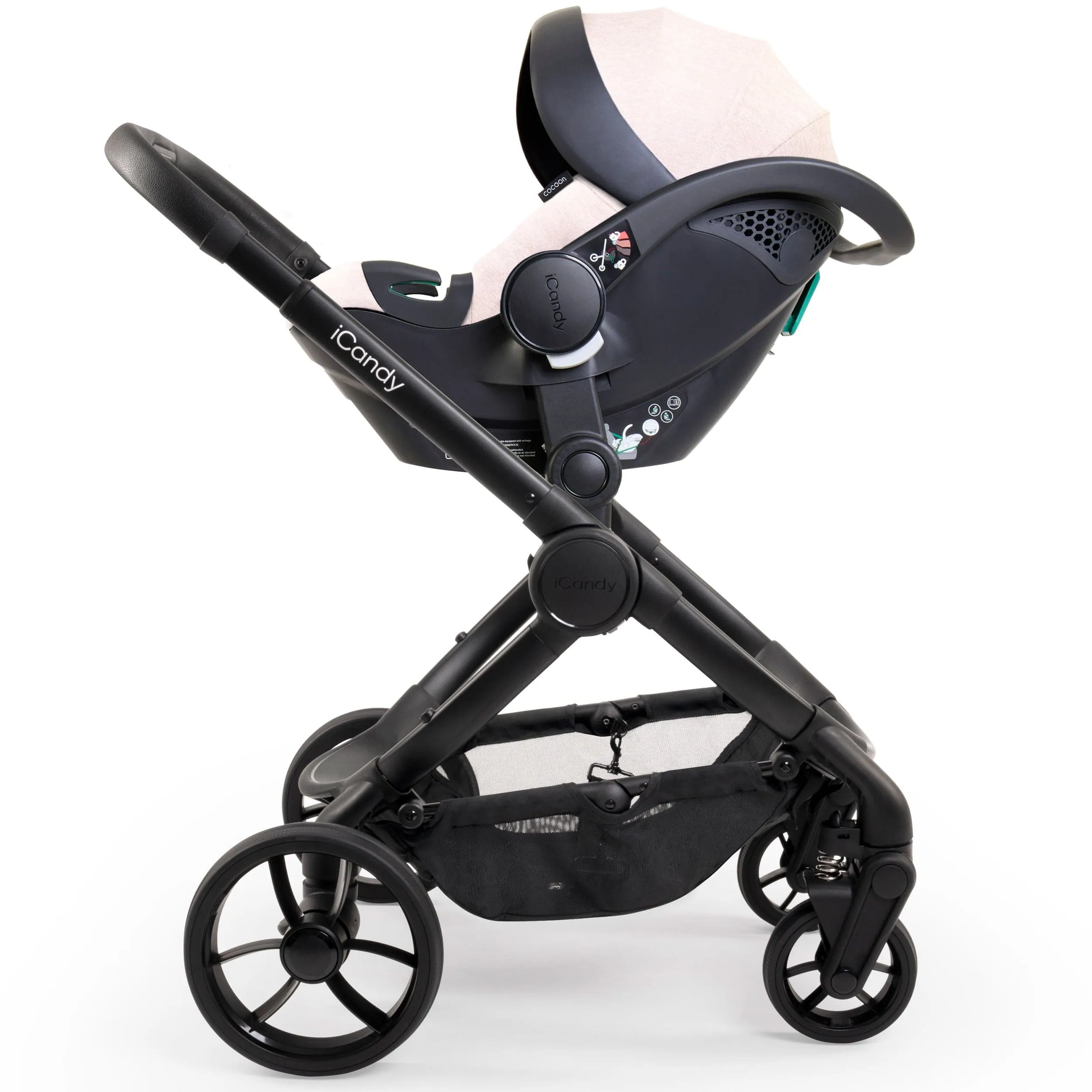iCandy Peach 7 Complete Bundle with COCOON Car Seat in Cookie