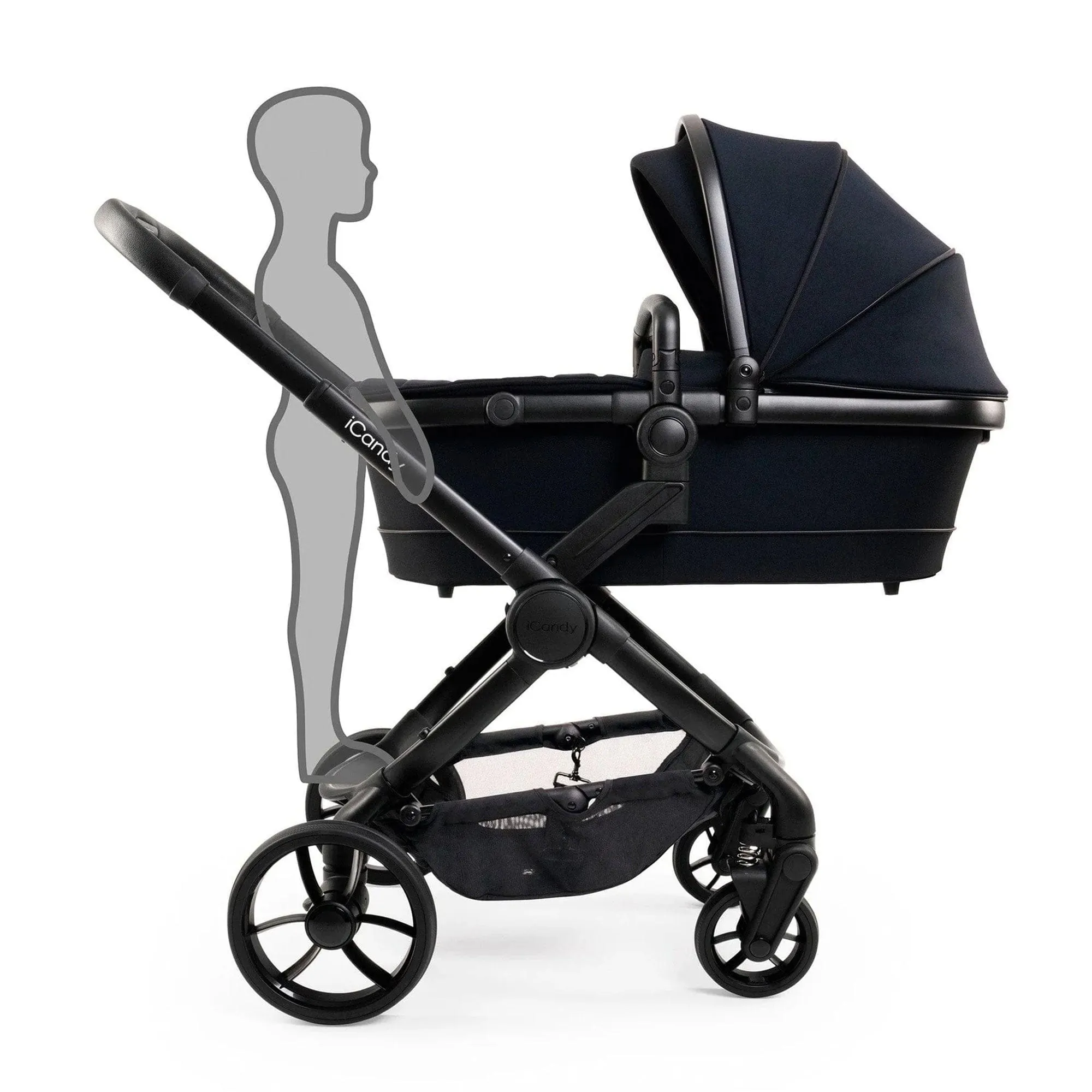 iCandy Peach 7 Complete Cybex Bundle in Black