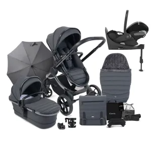 iCandy Peach 7 Complete Cybex Bundle in Dark Grey