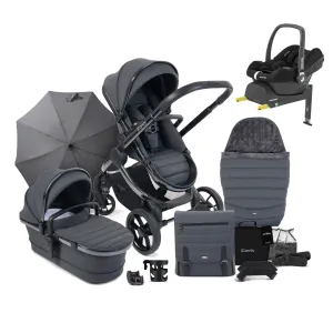 iCandy Peach 7 Complete Maxi-Cosi Bundle in Dark Grey